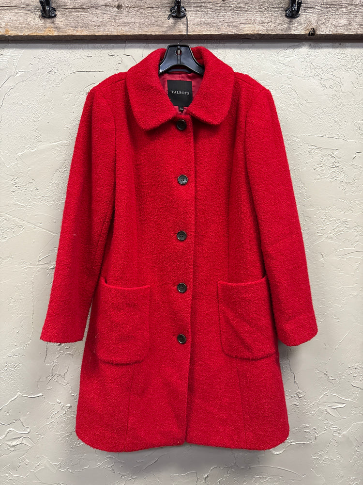 TALBOTS WOOL BLEND CAR COAT (org$225)
