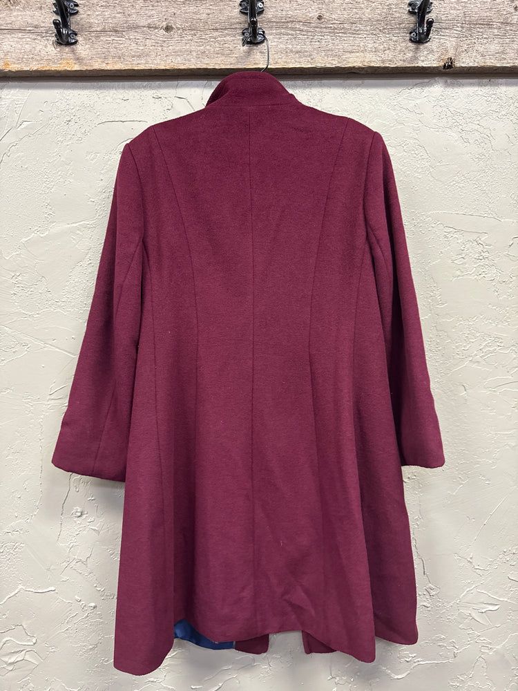 TAHARI RUFFLED PEACOAT (org$225)