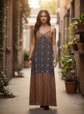 Semi-Sheer Maxi Dress