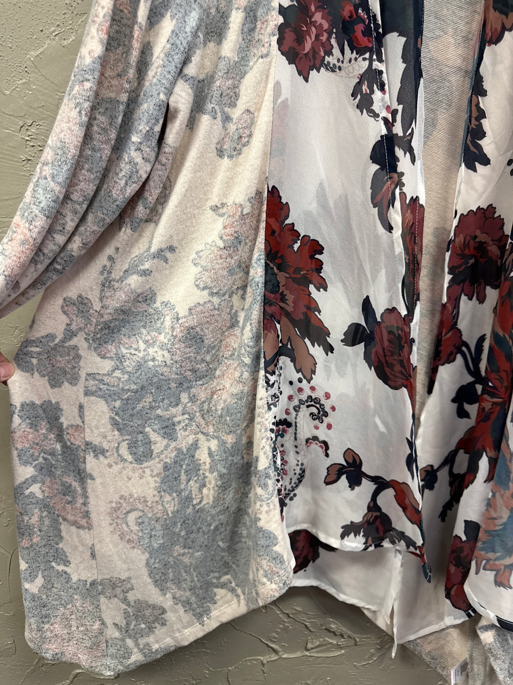 NWT One World Floral Cardigan