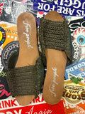FREE PEOPLE WOVEN SANDALS (org$80)