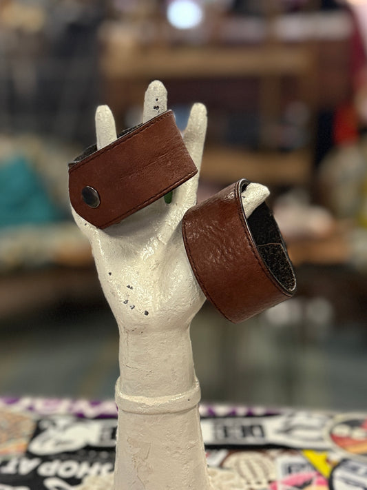 UPCYCLED LEATHER BRACELETS