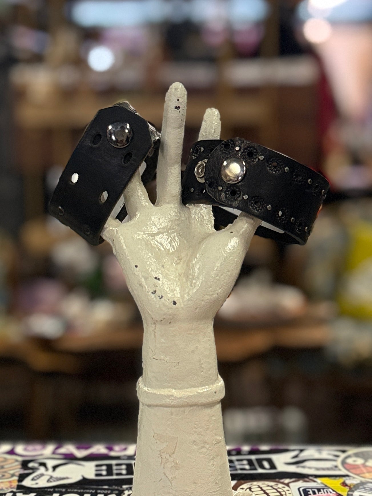 UPCYCLED LEATHER BRACELETS