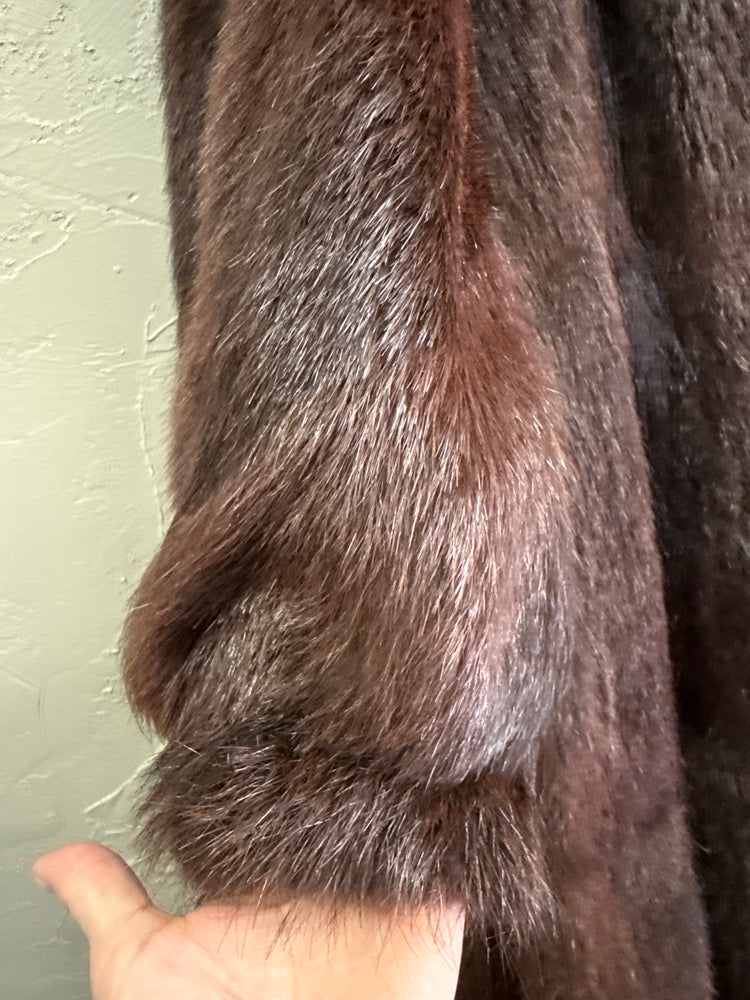 FULL LENGTH NUTRIA FUR COAT