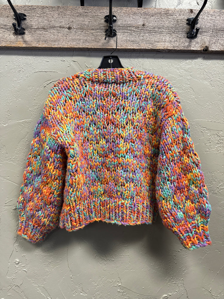 SUGARFOX CHUNK KNIT CARDI