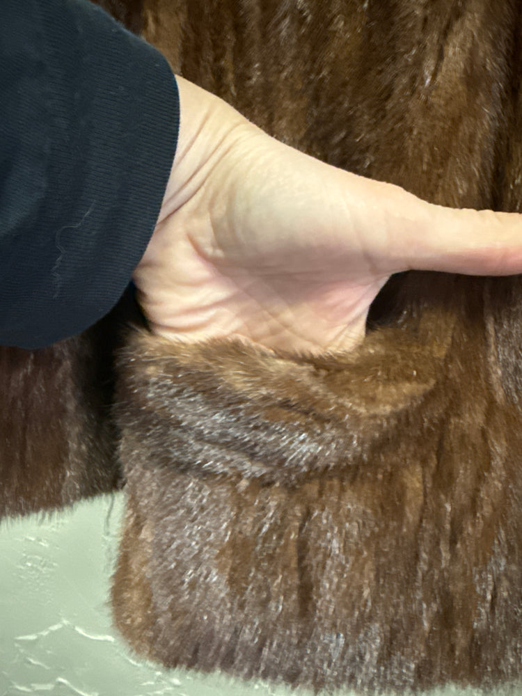 VTG NIGBOR FURS CROP JACKET