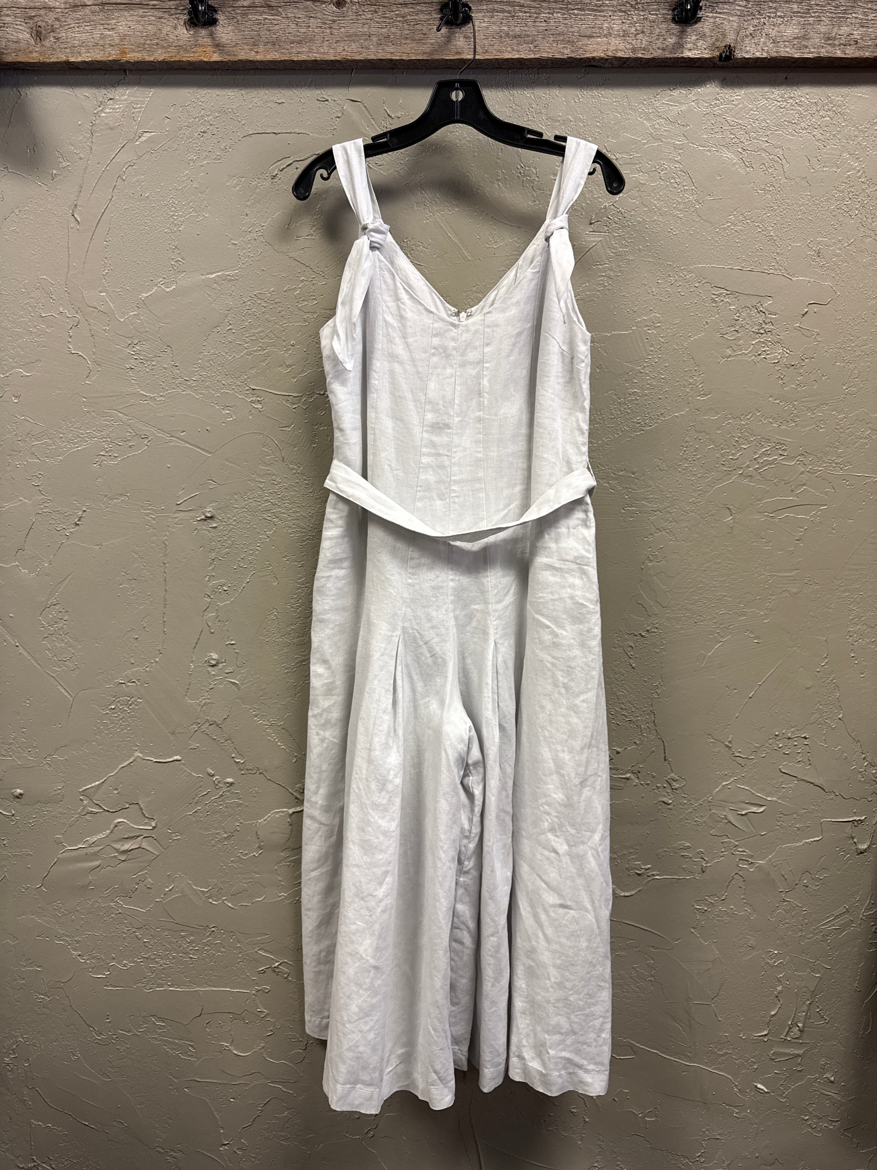 White Linen Jumpsuit