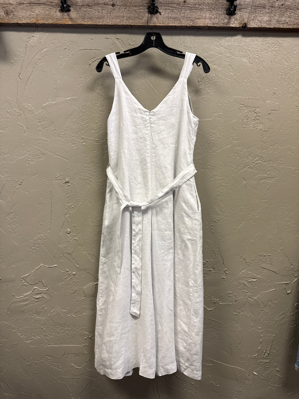White Linen Jumpsuit