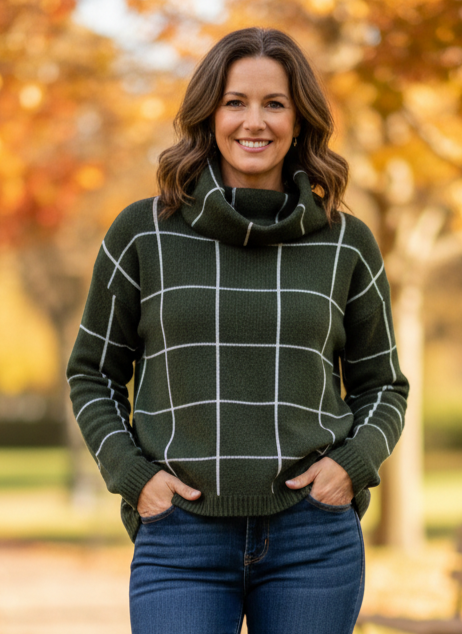 KIRUNDO COWL NECK SWEATER