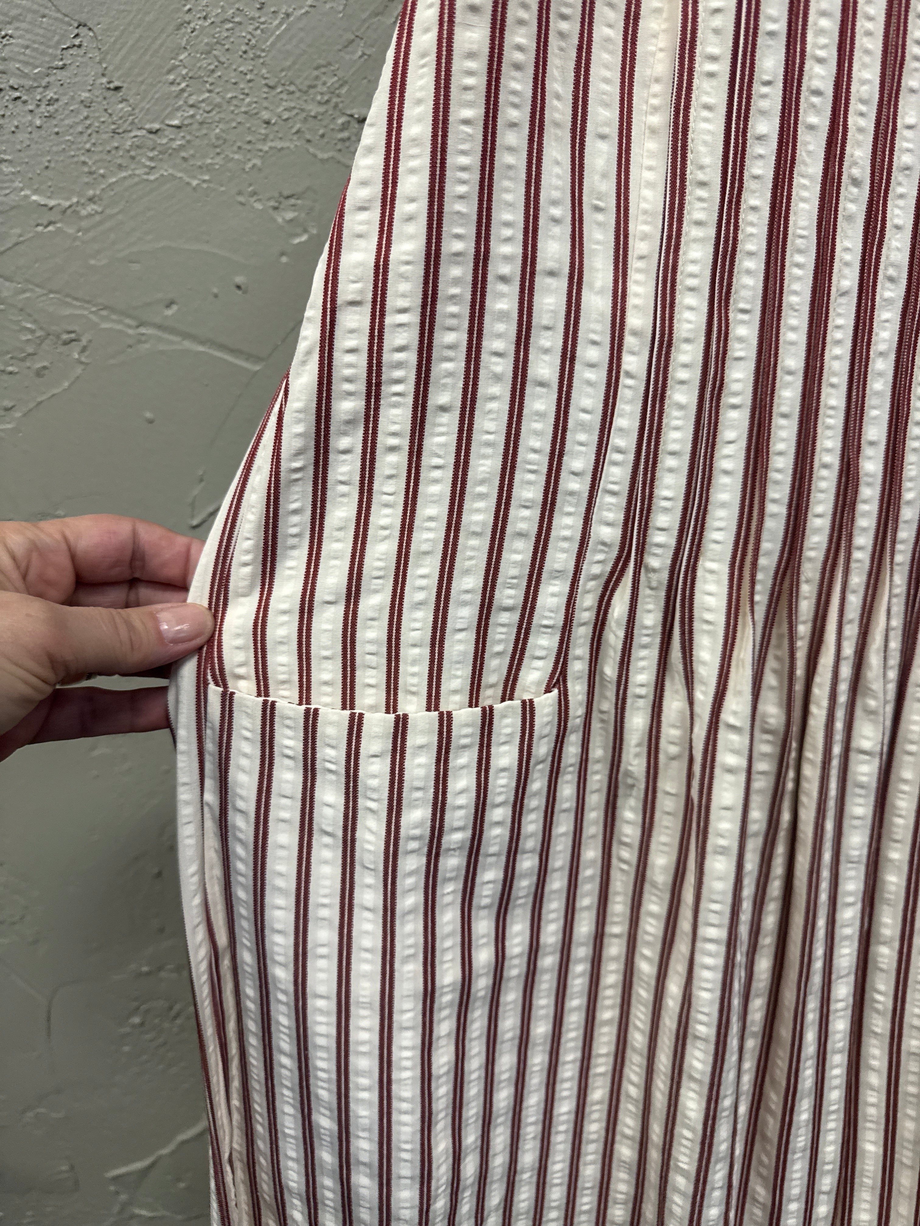 Striped Tie-Back Jumpsuit