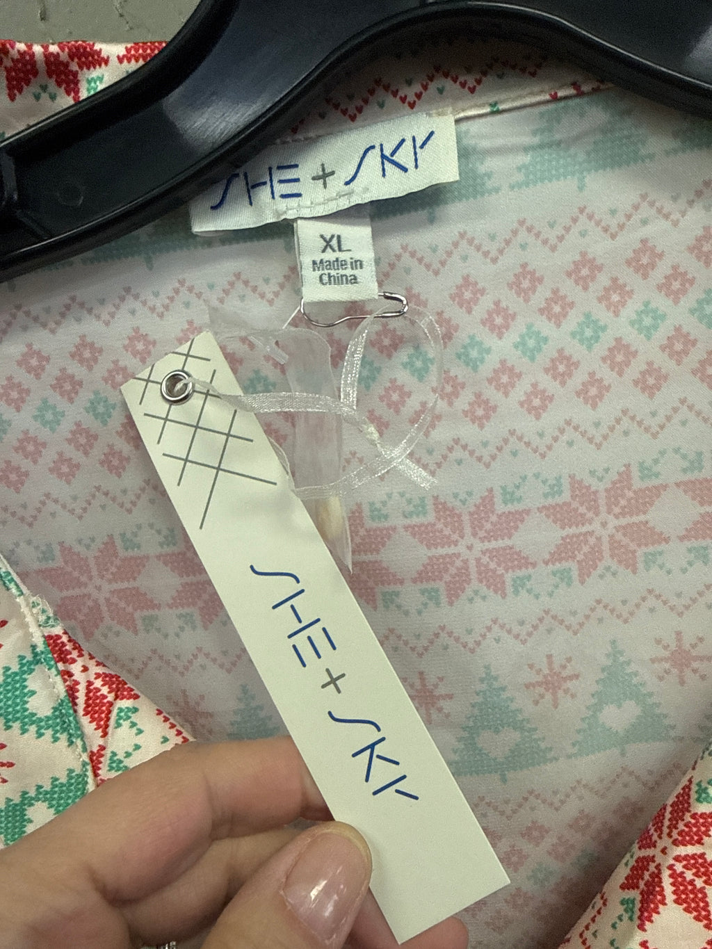 NWT SHE+SKY PAJAMA SET