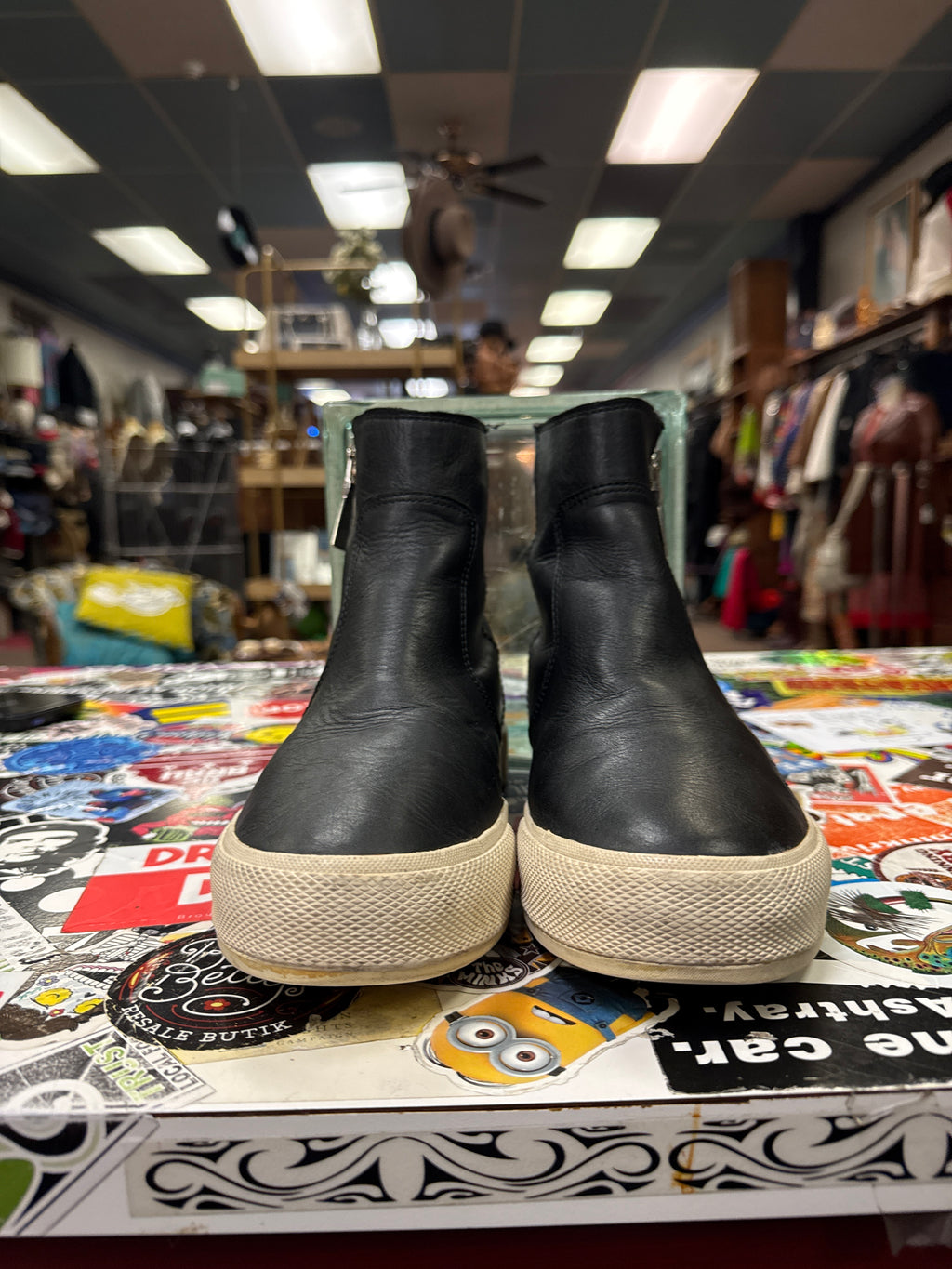 FRYE GIA LUG ZIP SNEAKER (org$258)