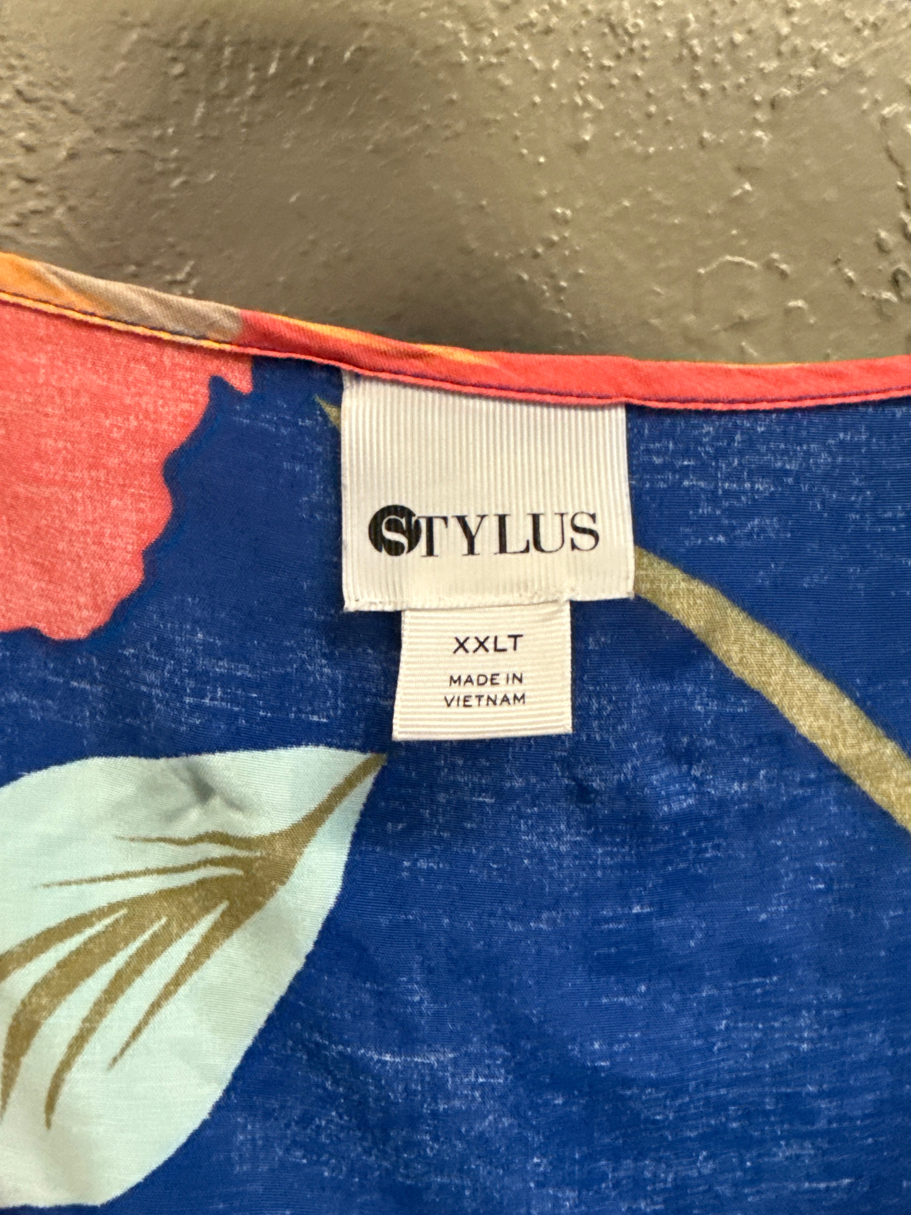 STYLUS FLORAL PONCHO