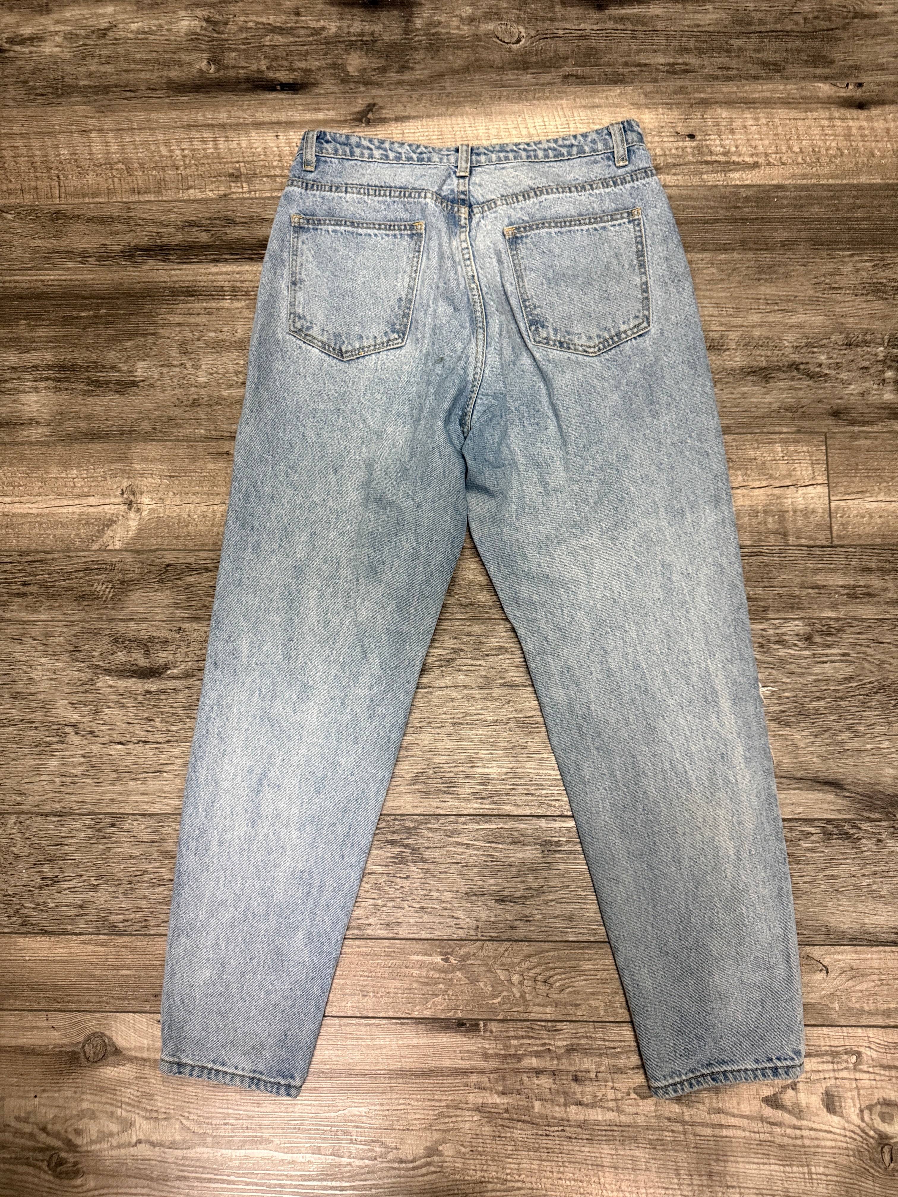 PLT RIPPED MOM JEAN