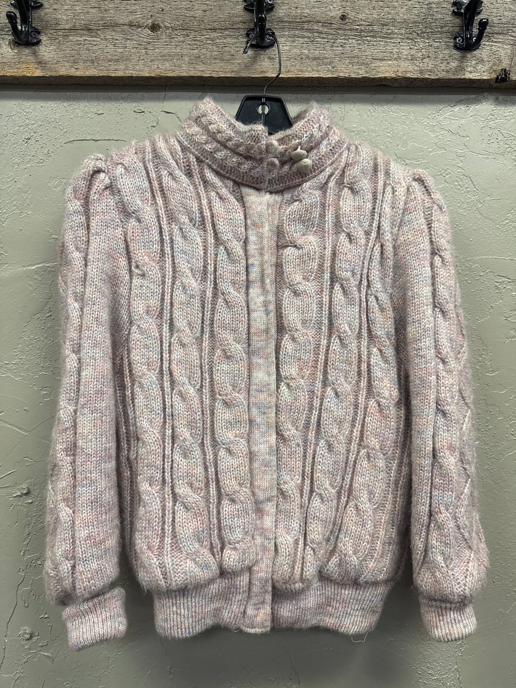 Vtg Braetan Cable Knit Jacket