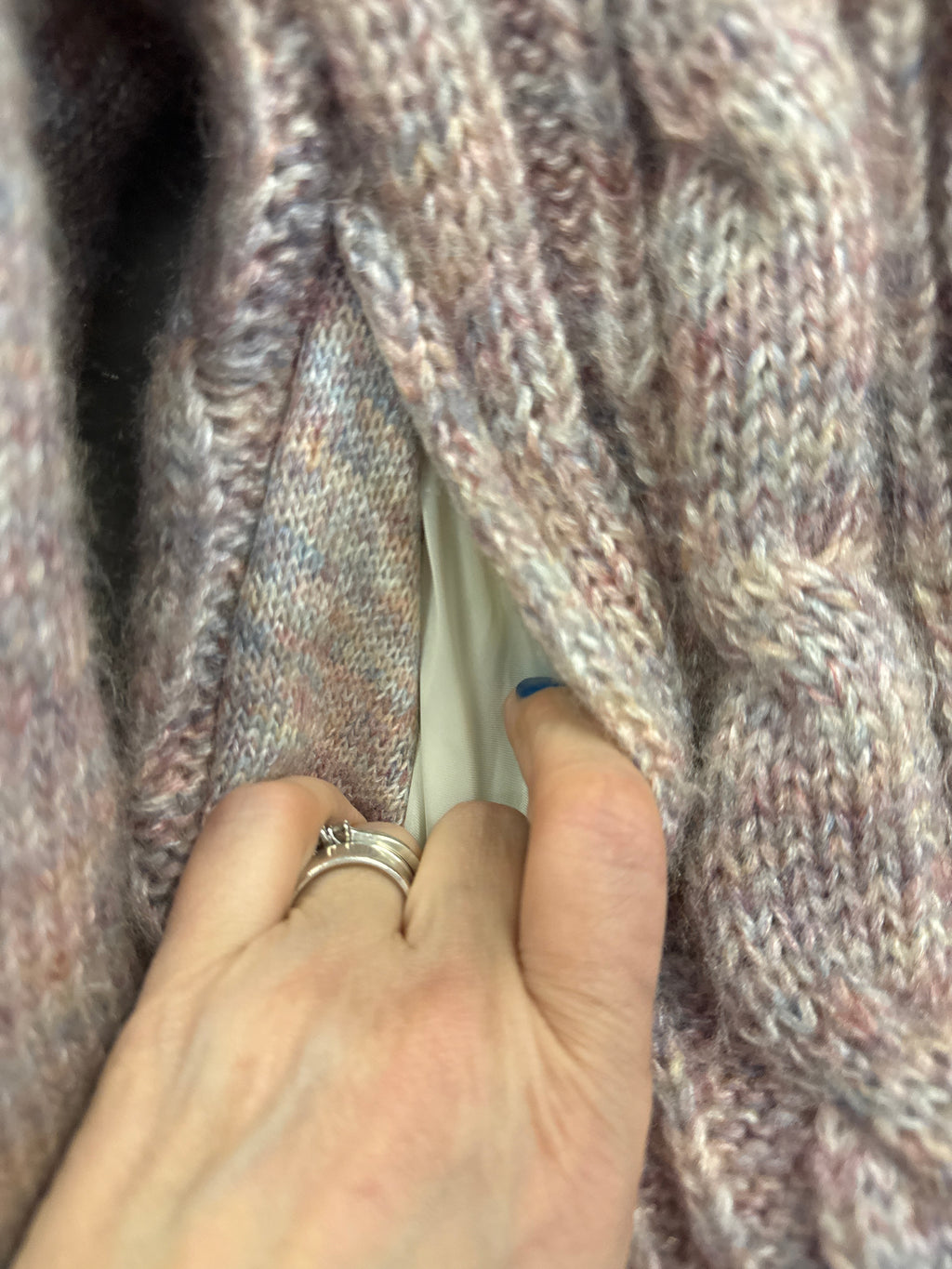 Vtg Braetan Cable Knit Jacket