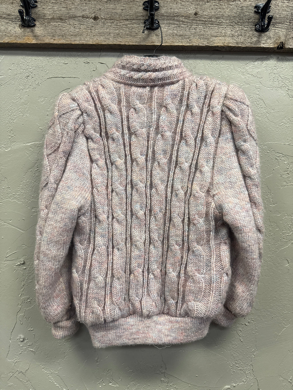 Vtg Braetan Cable Knit Jacket