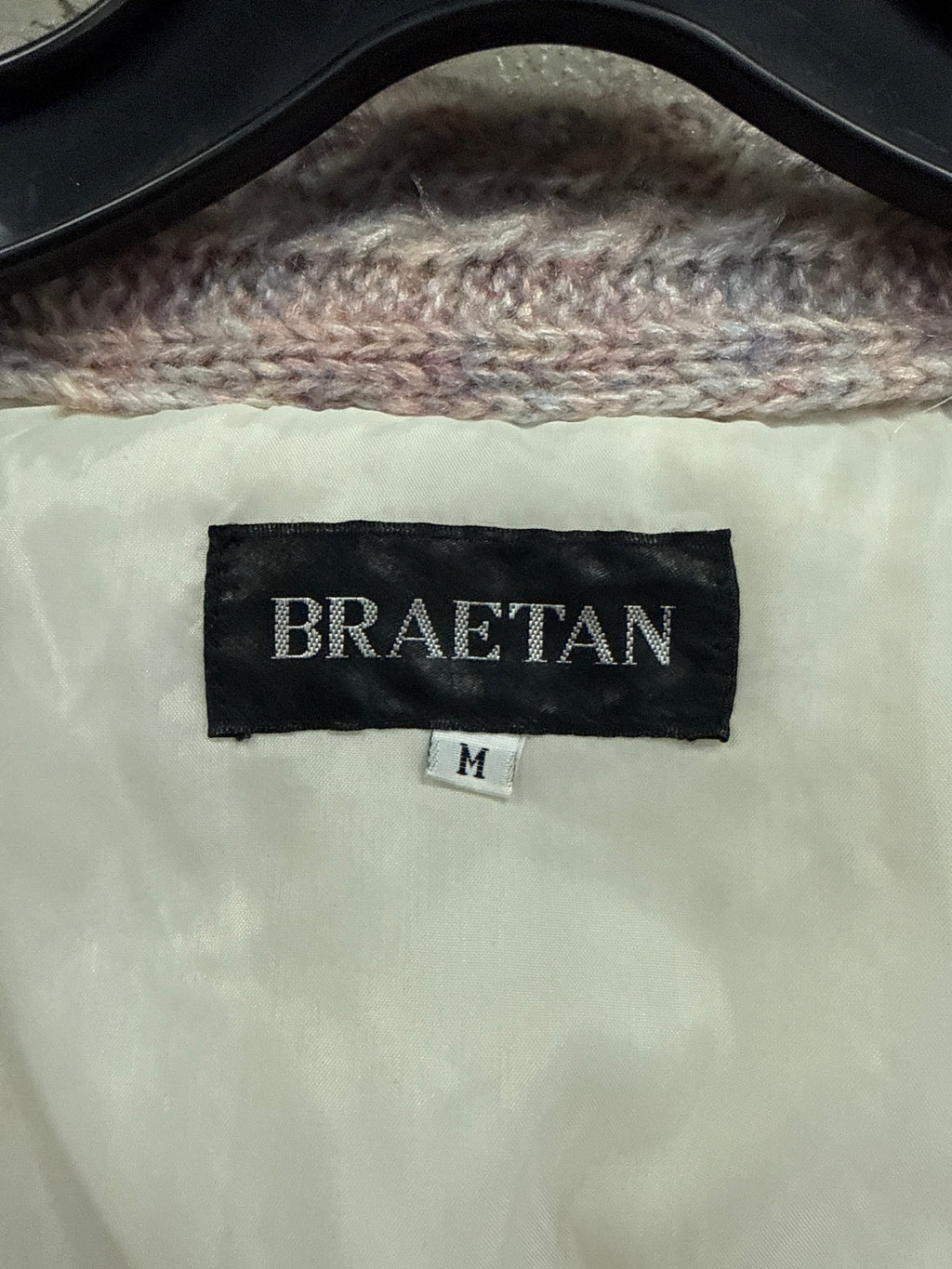 Vtg Braetan Cable Knit Jacket