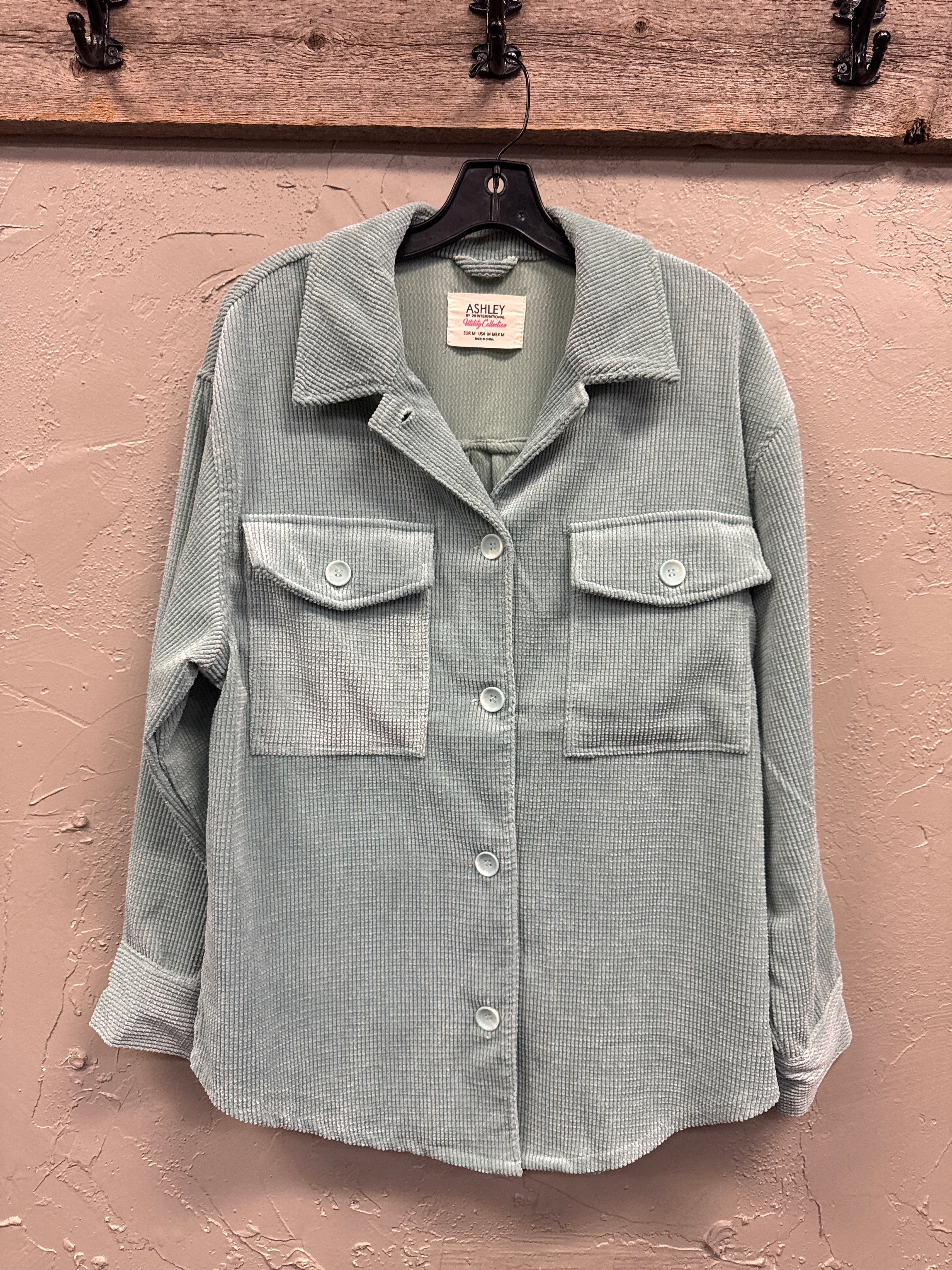 ASHLEY CORDUROY SHACKET