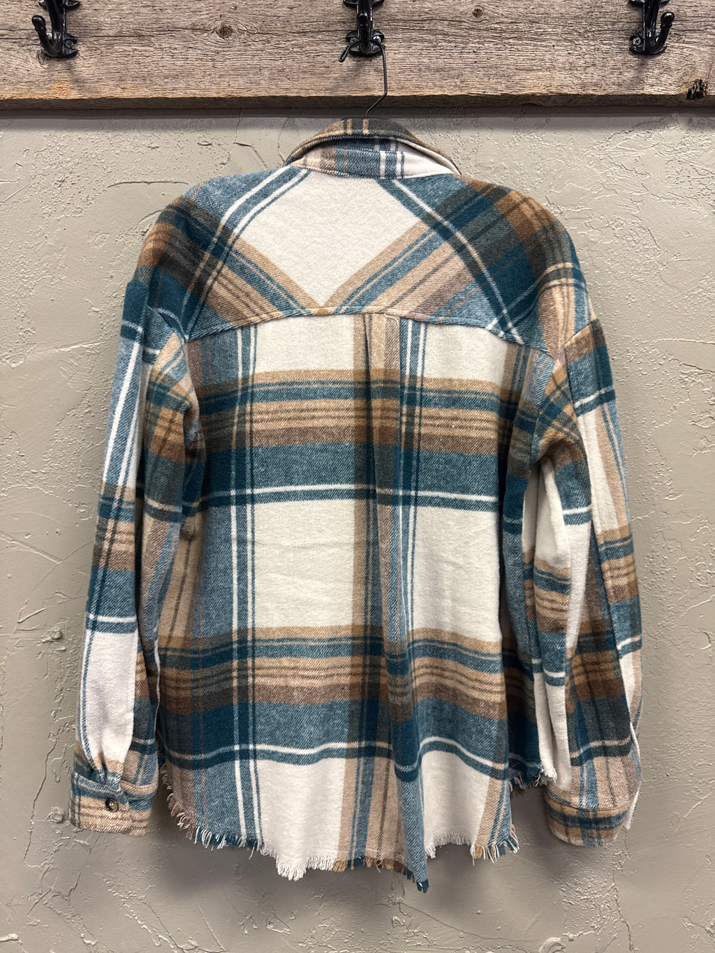 BLUE B FLANNEL SHACKET