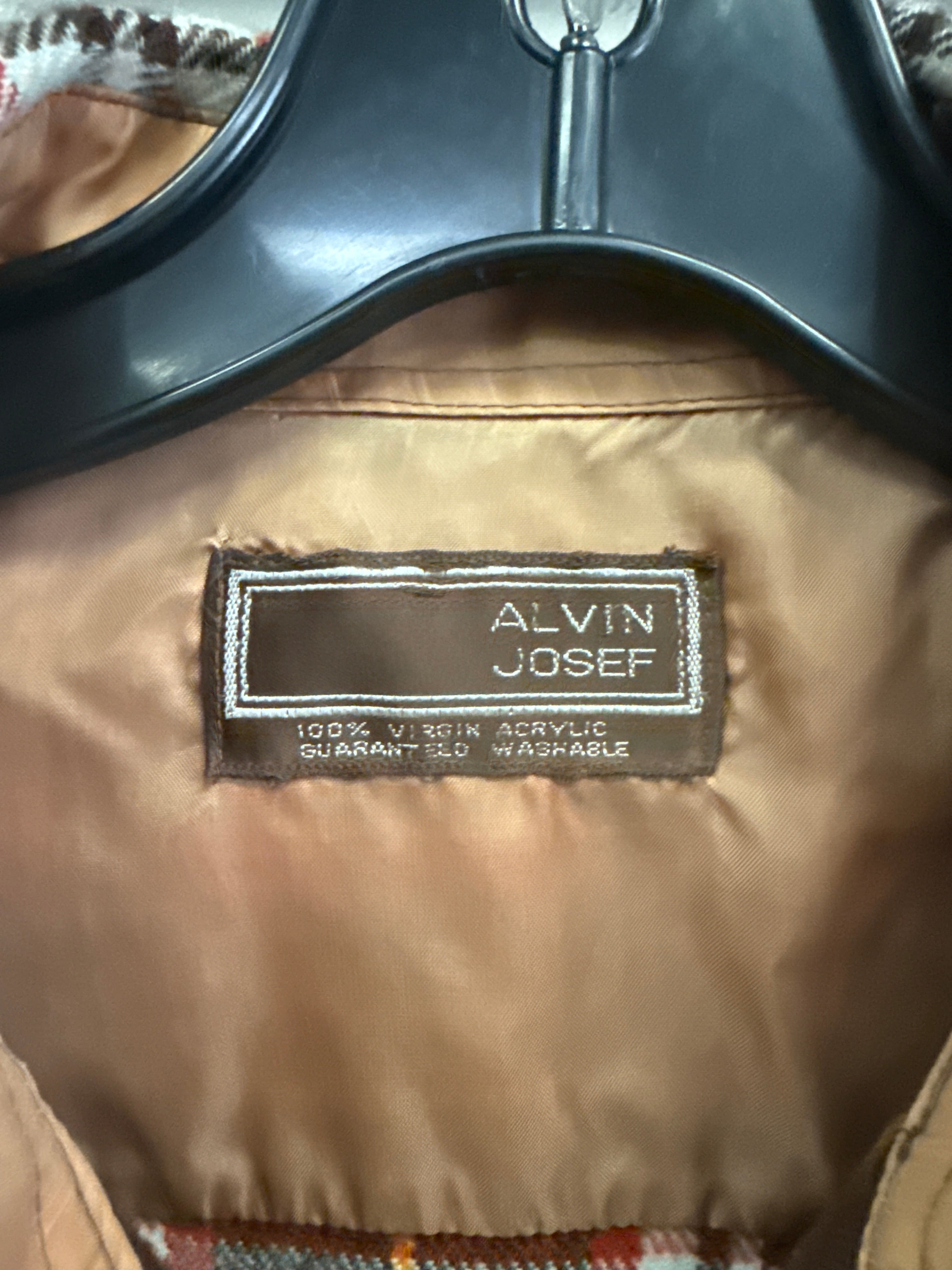 VTG ALVIN JOSEF FLANNEL