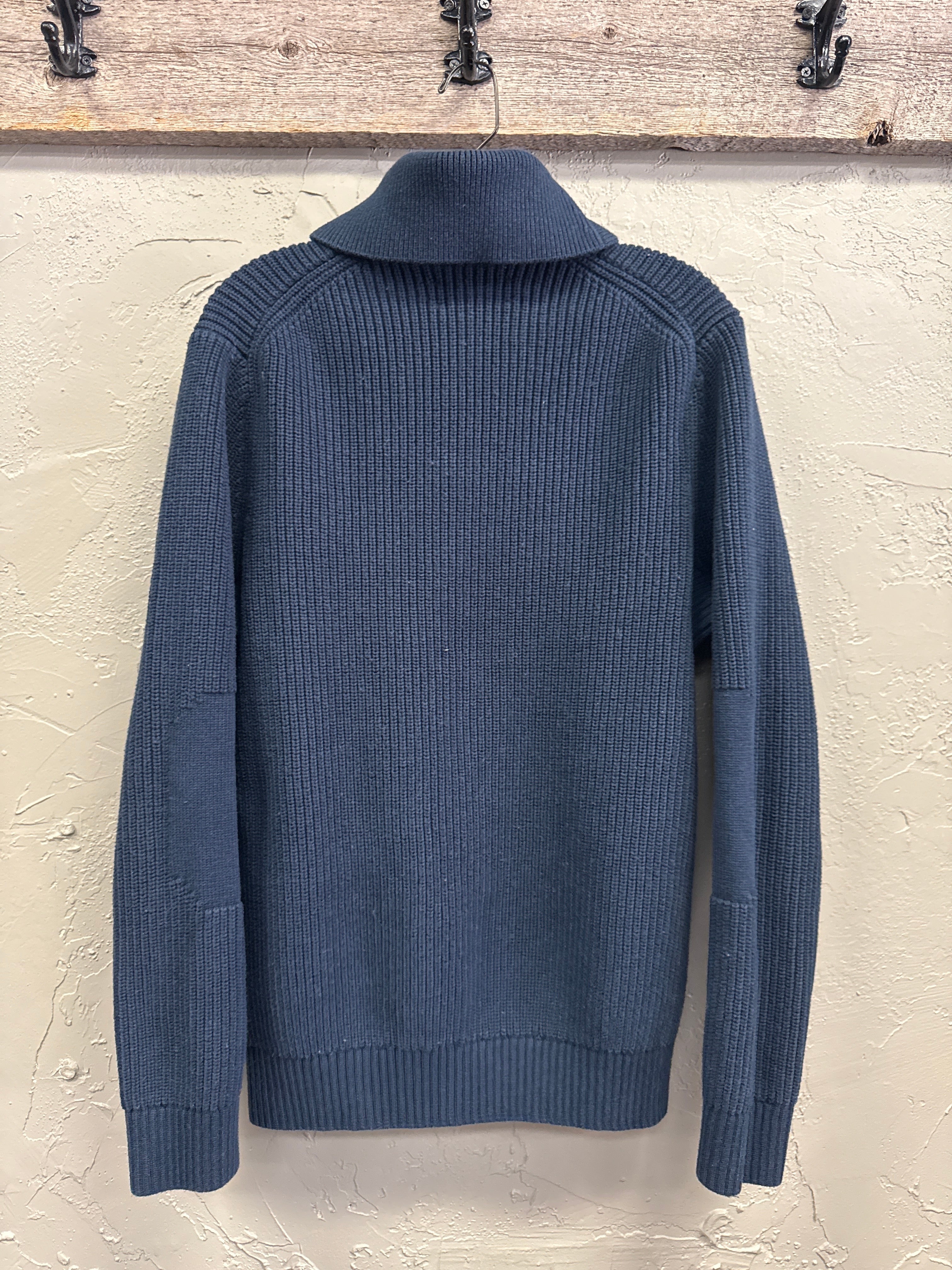 DULUTH TRADING CO SHAWL COLLAR SWEATER (org$100)