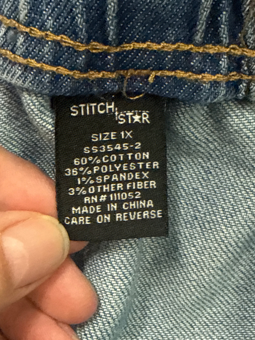 Stitch Star Deim Shorts