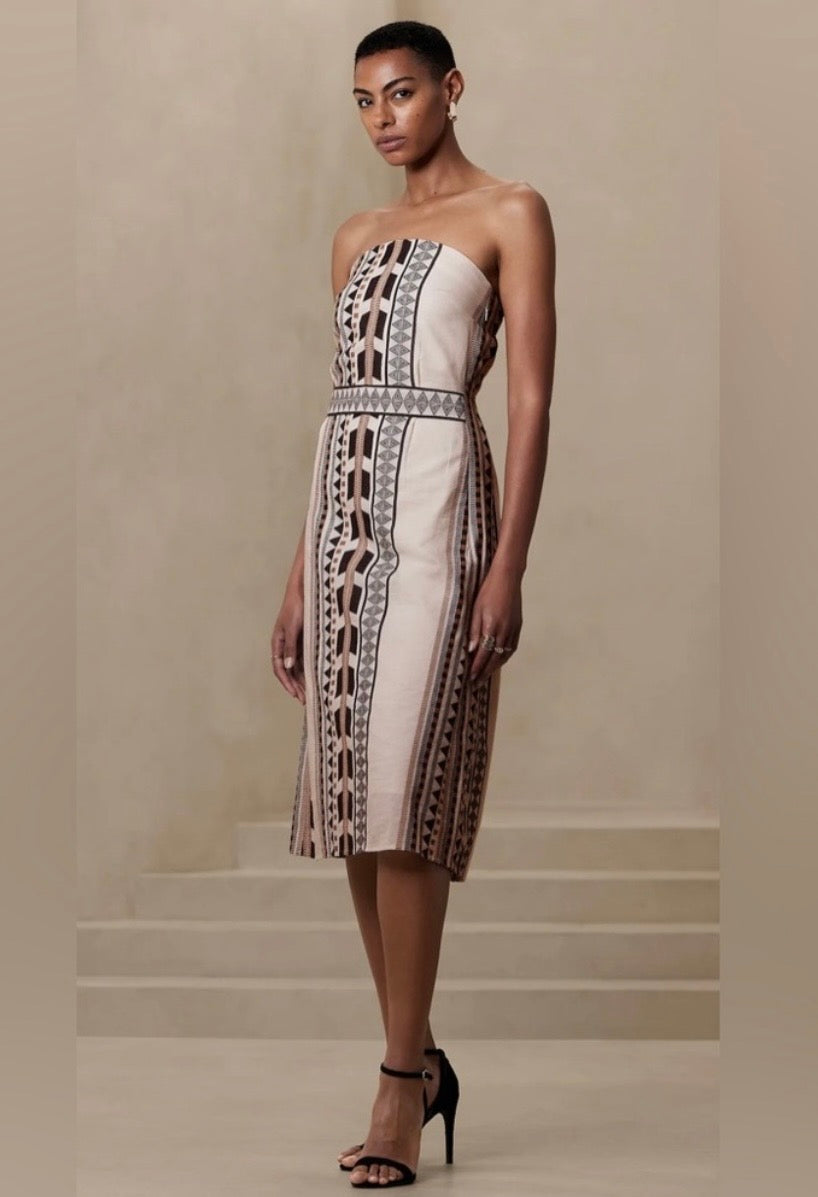 Banana Republic Jacquard Midi-Dress (org$130)