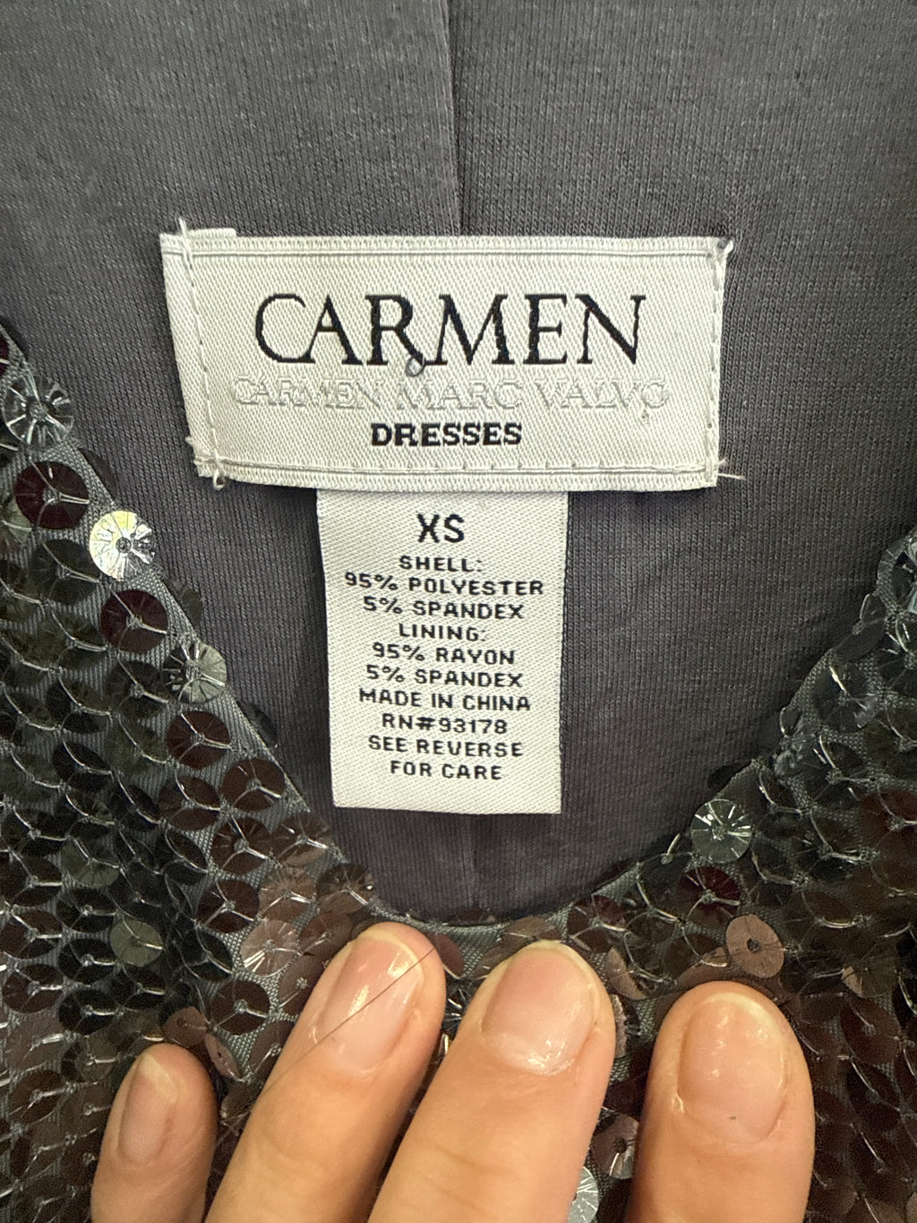 NWT CARMEN SEQUIN DRESS (org$88)