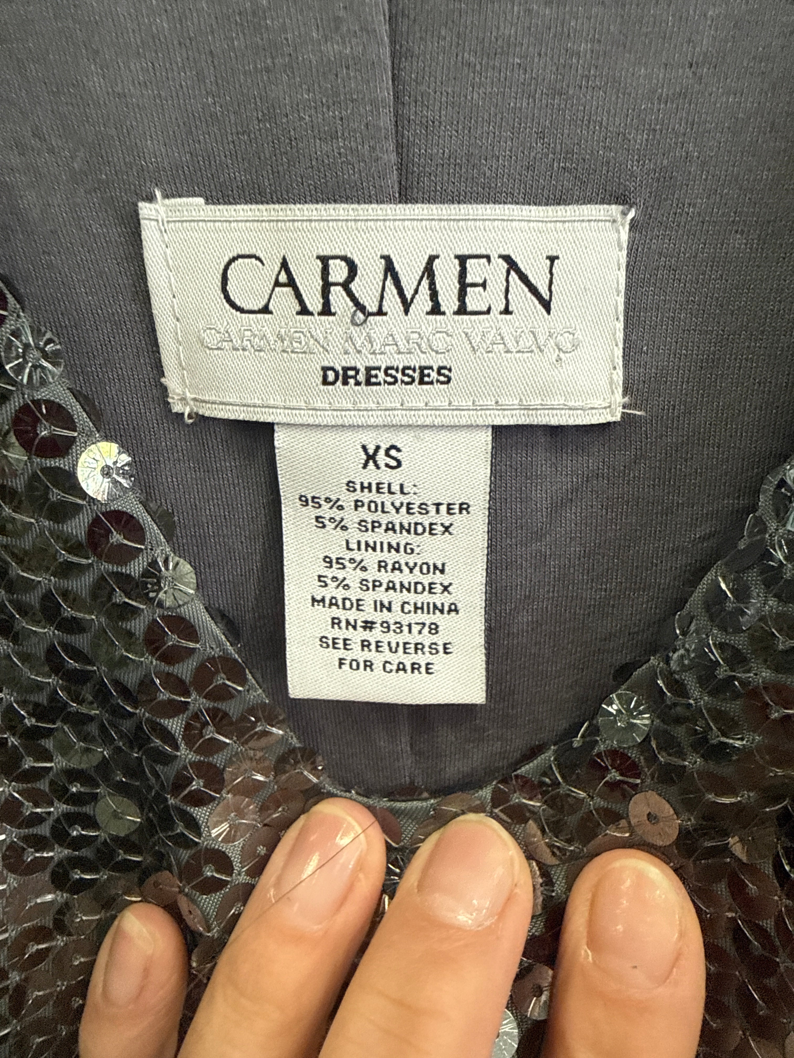 NWT CARMEN SEQUIN DRESS (org$88)