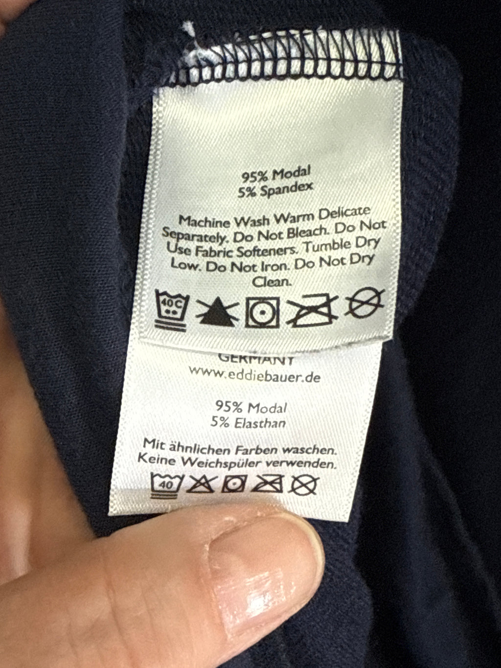 EDDIE BAUER COWL NECK TOP