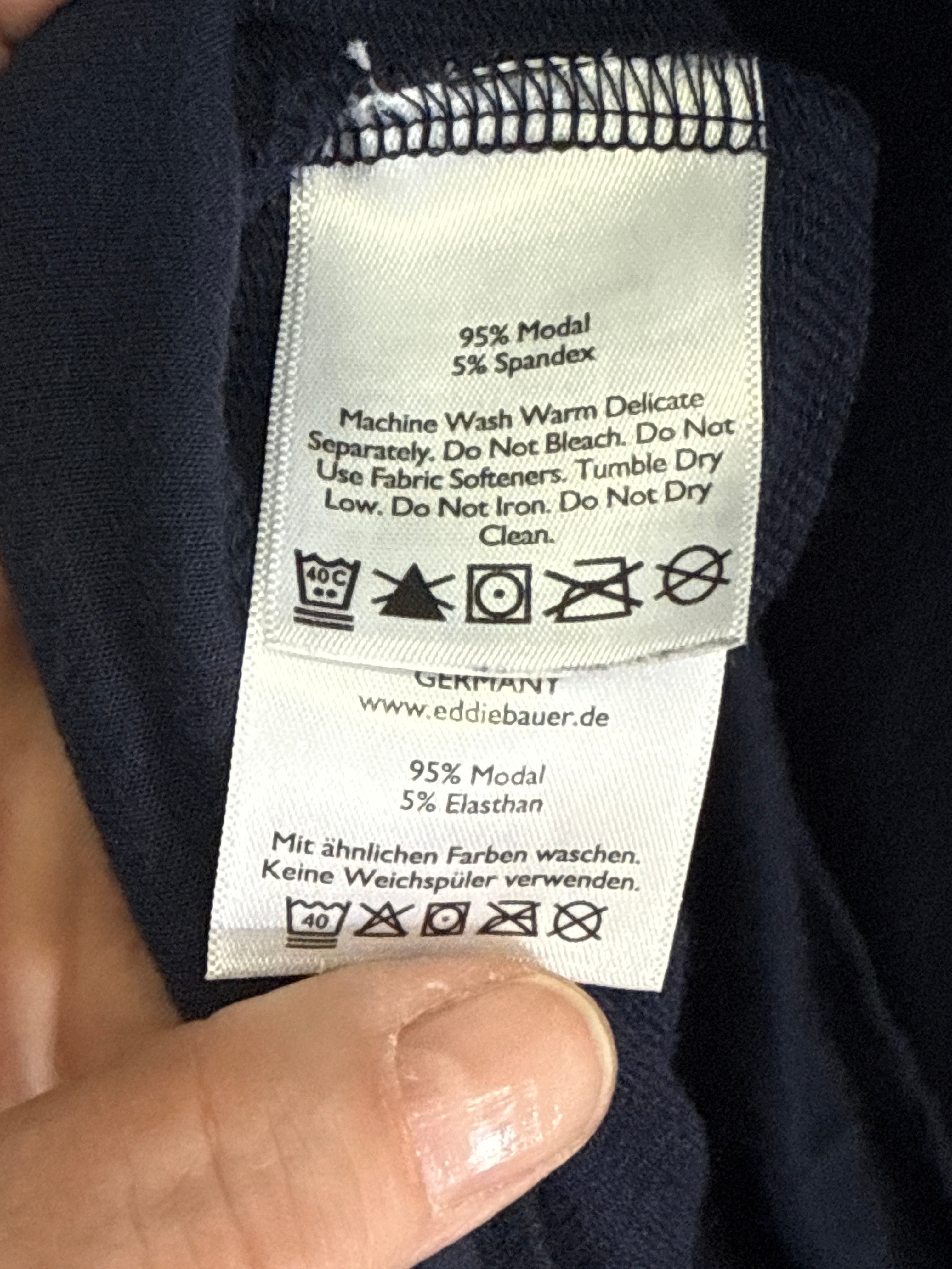 EDDIE BAUER COWL NECK TOP
