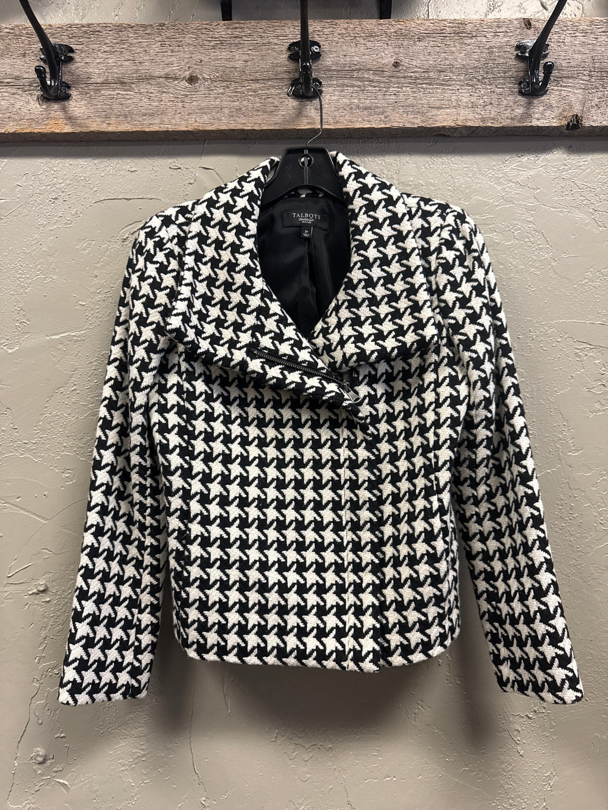 Talbots Houndstooth Moto (org$115)