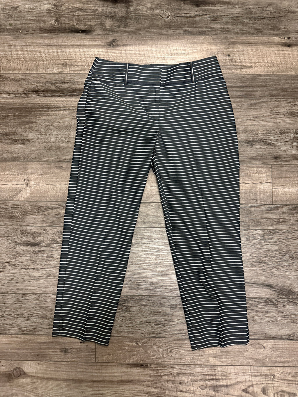 Loft Striped Crop Trouser (org$90)