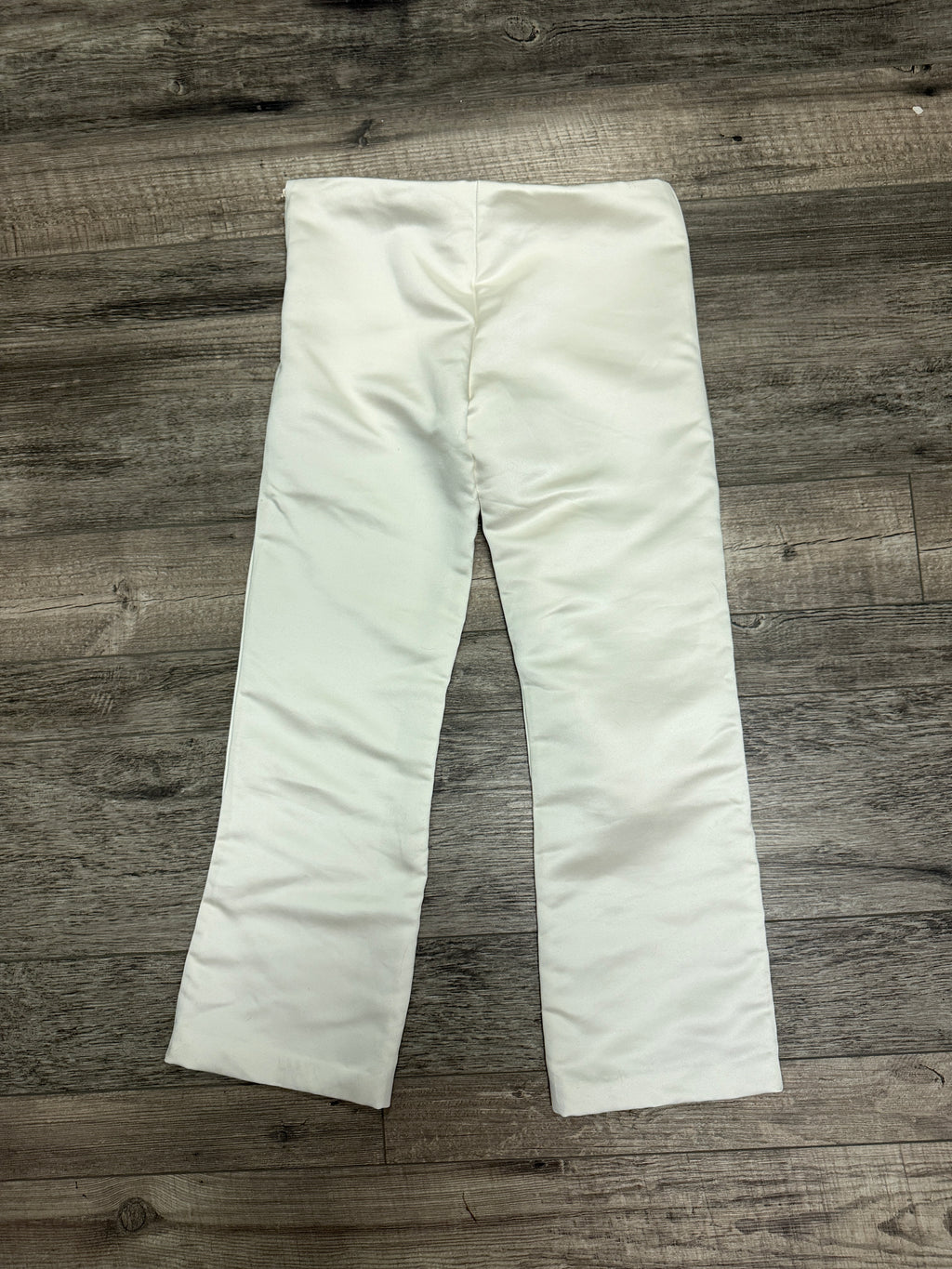 LOW RISE CROP SATIN PANT