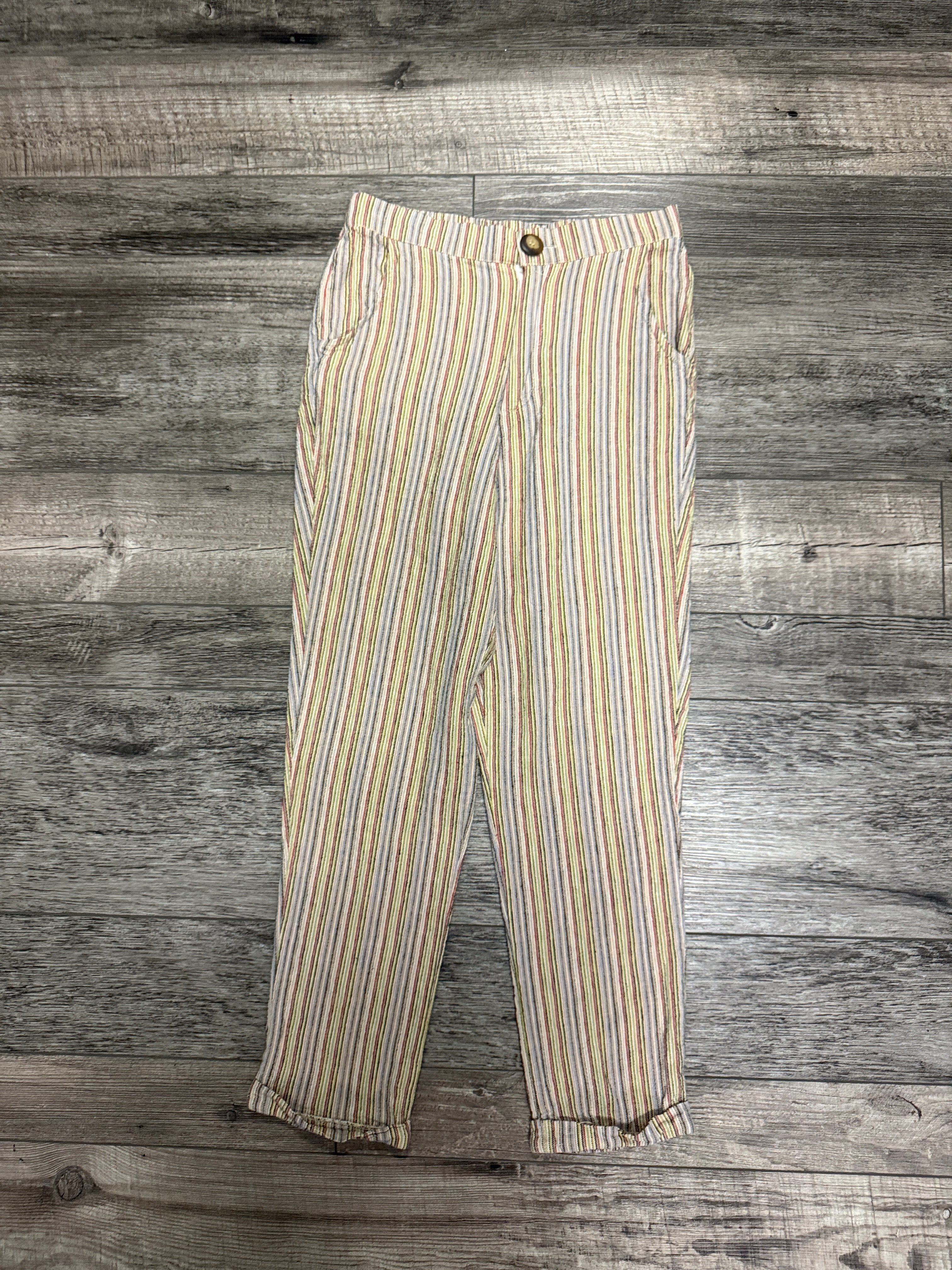 Sky & Sparrow Linen Crop Pant