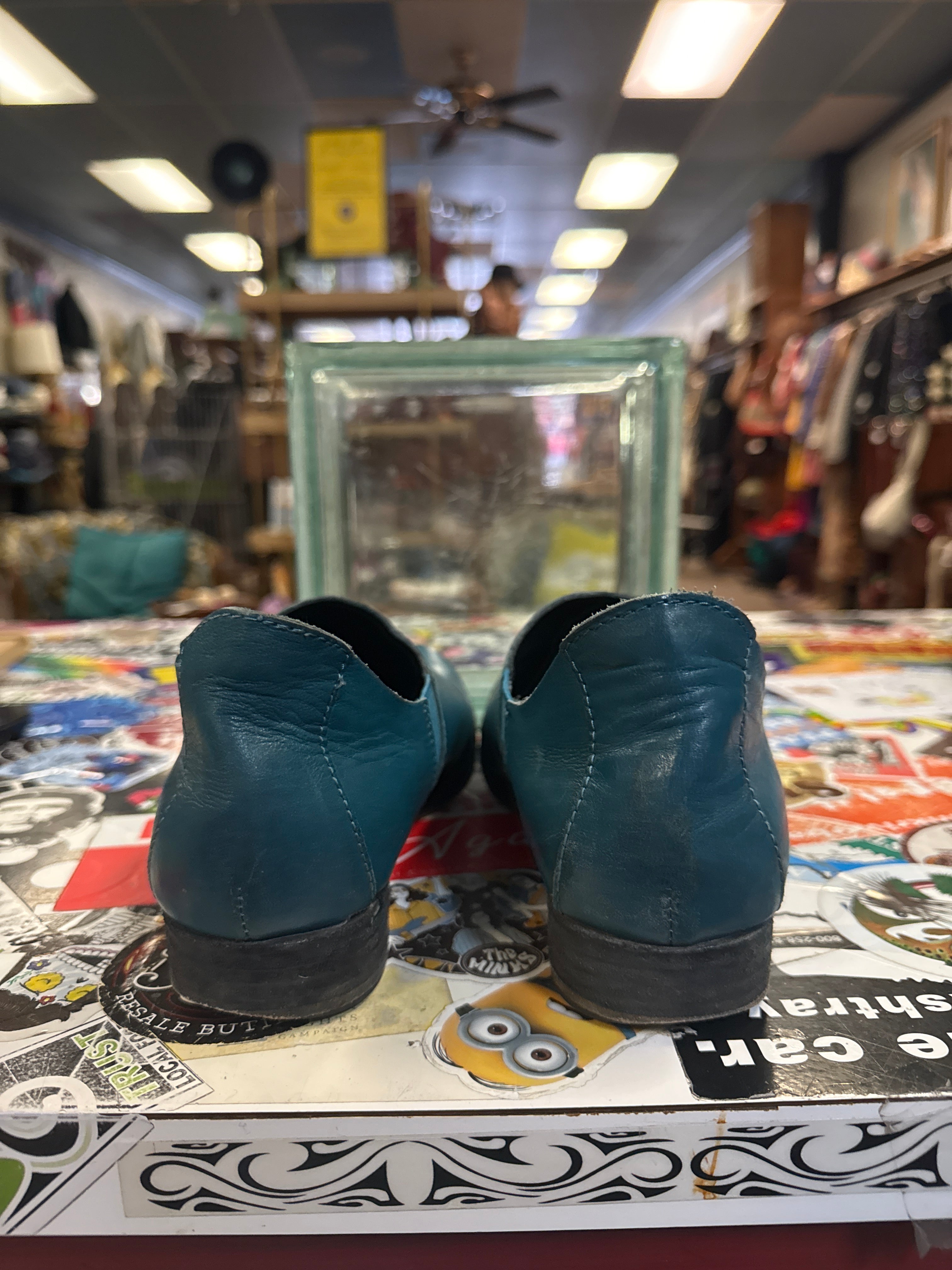 KORK-EASE SLIP-ON LEATHER LOAFERS (org$185)