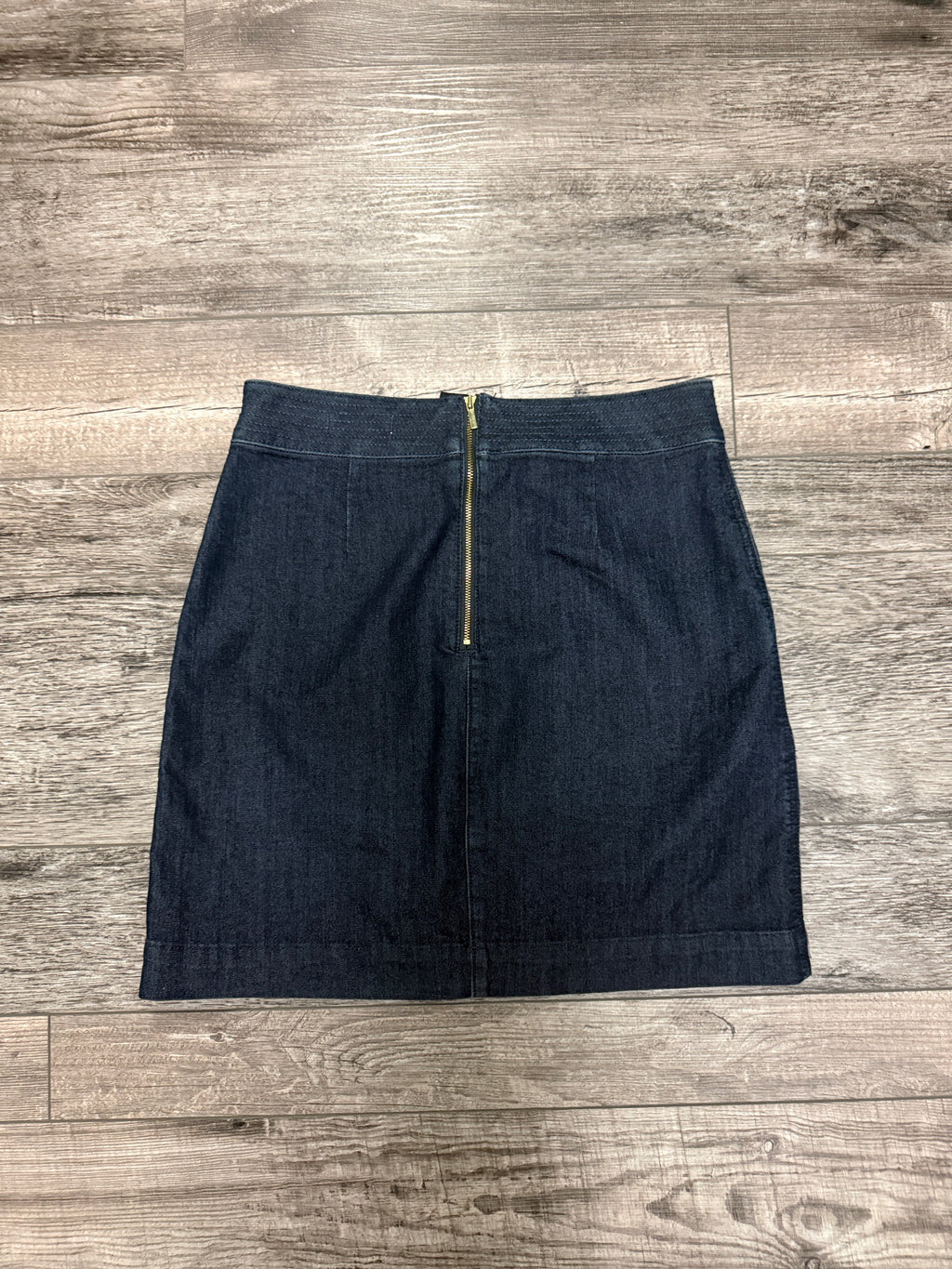 LOFT DENIM A-LINE MINI SKIRT