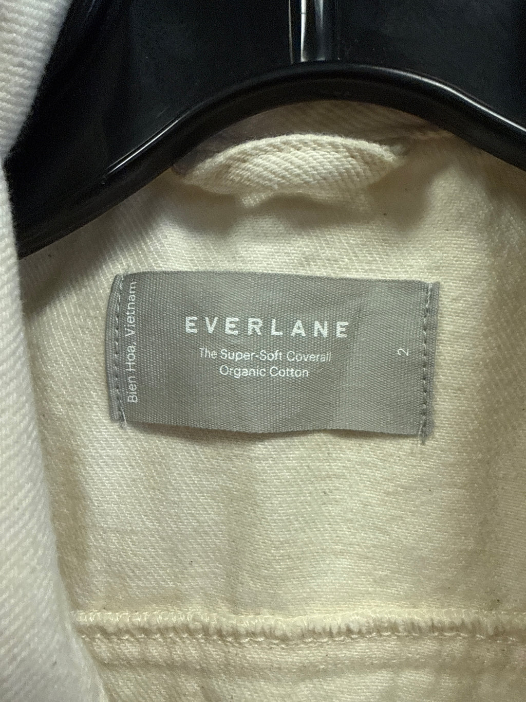 EVERLANE SHORT SLEEVE OVERALL (org$148)