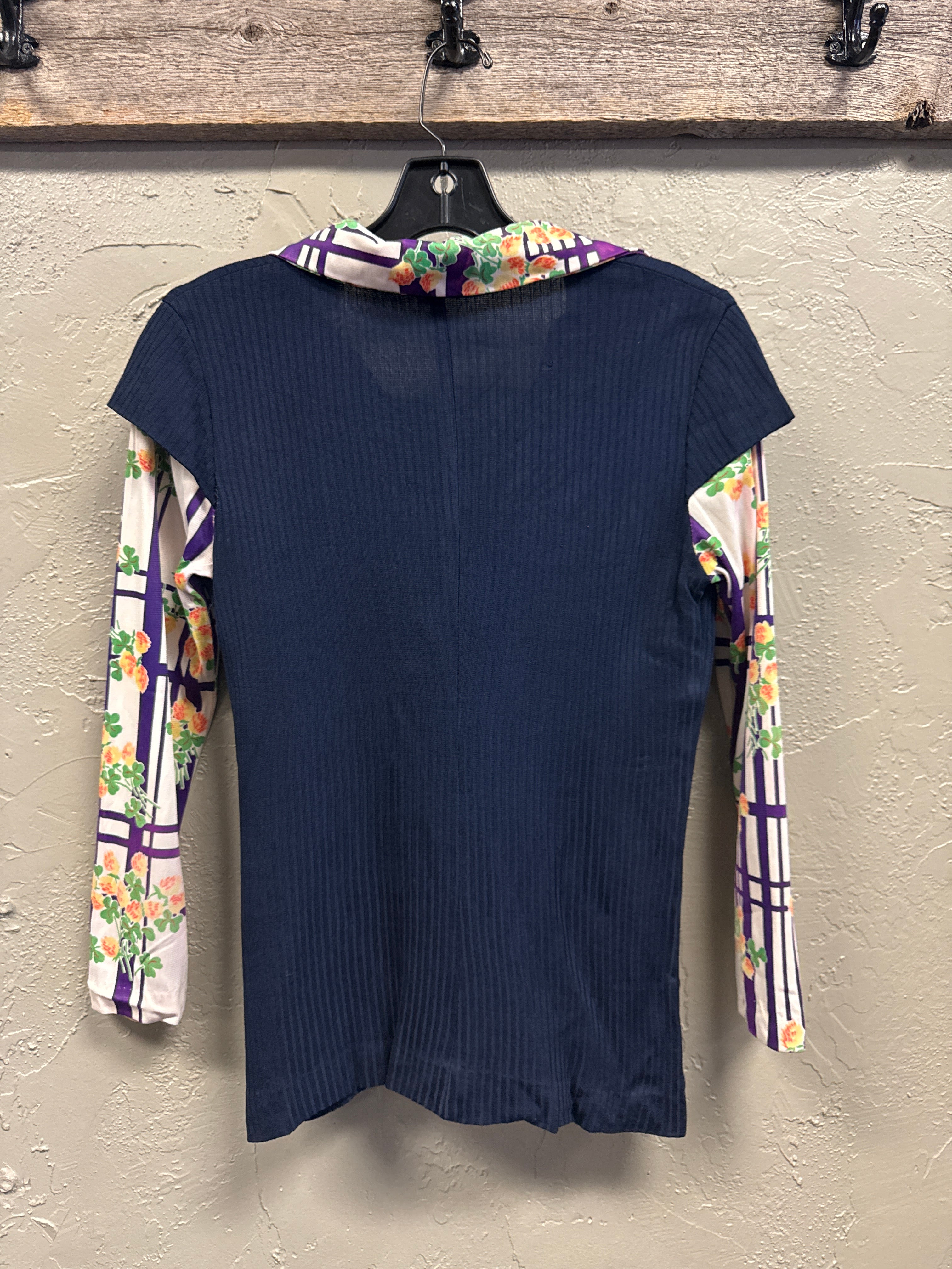 VTG RIBBED POLO SHIRT