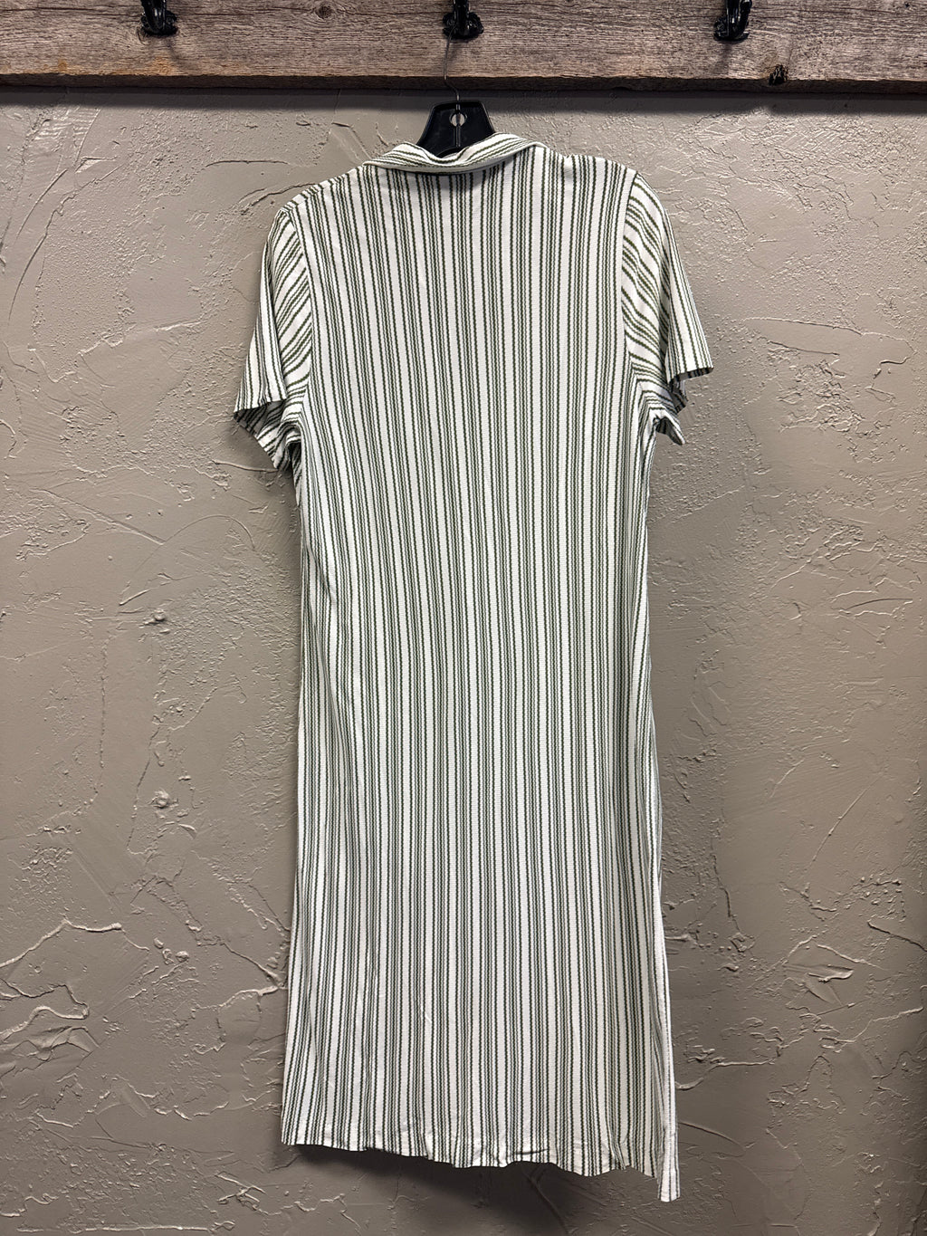 VTG STRIPED SHIRT DRESS
