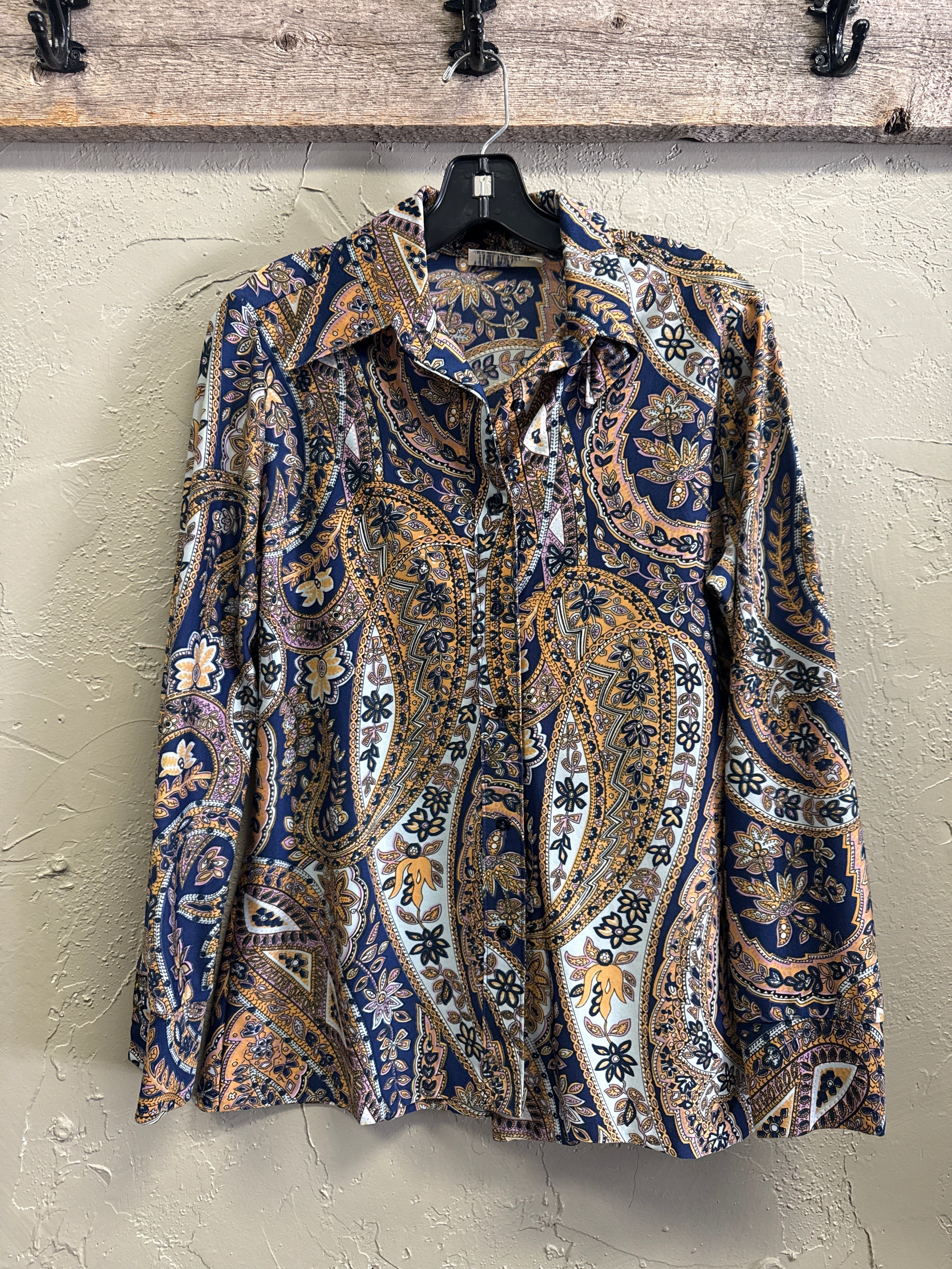 VTG 70's SHIP'N SHORE PAISLEY SHIRT