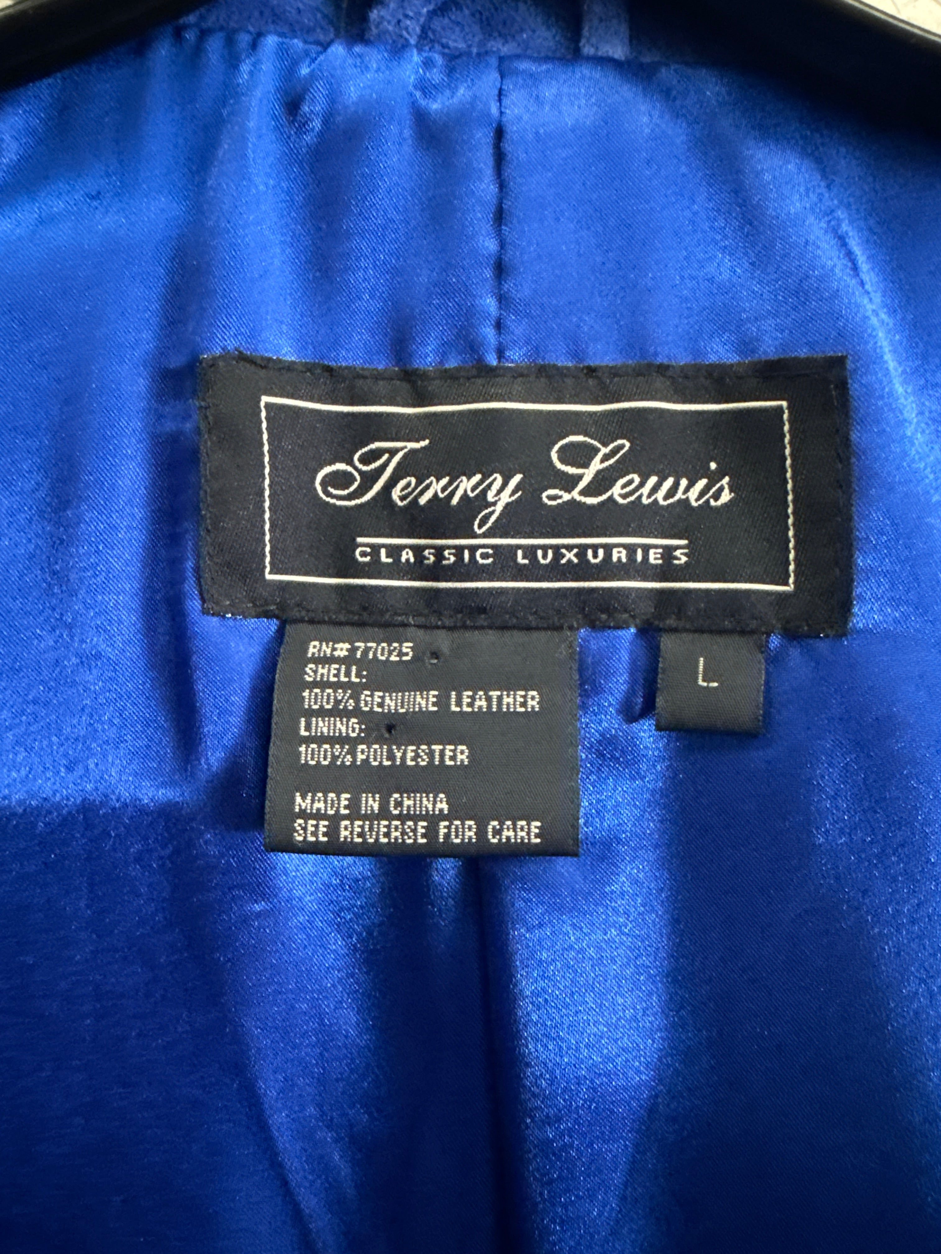 VTG TERRY LEWIS SUEDE JACKET