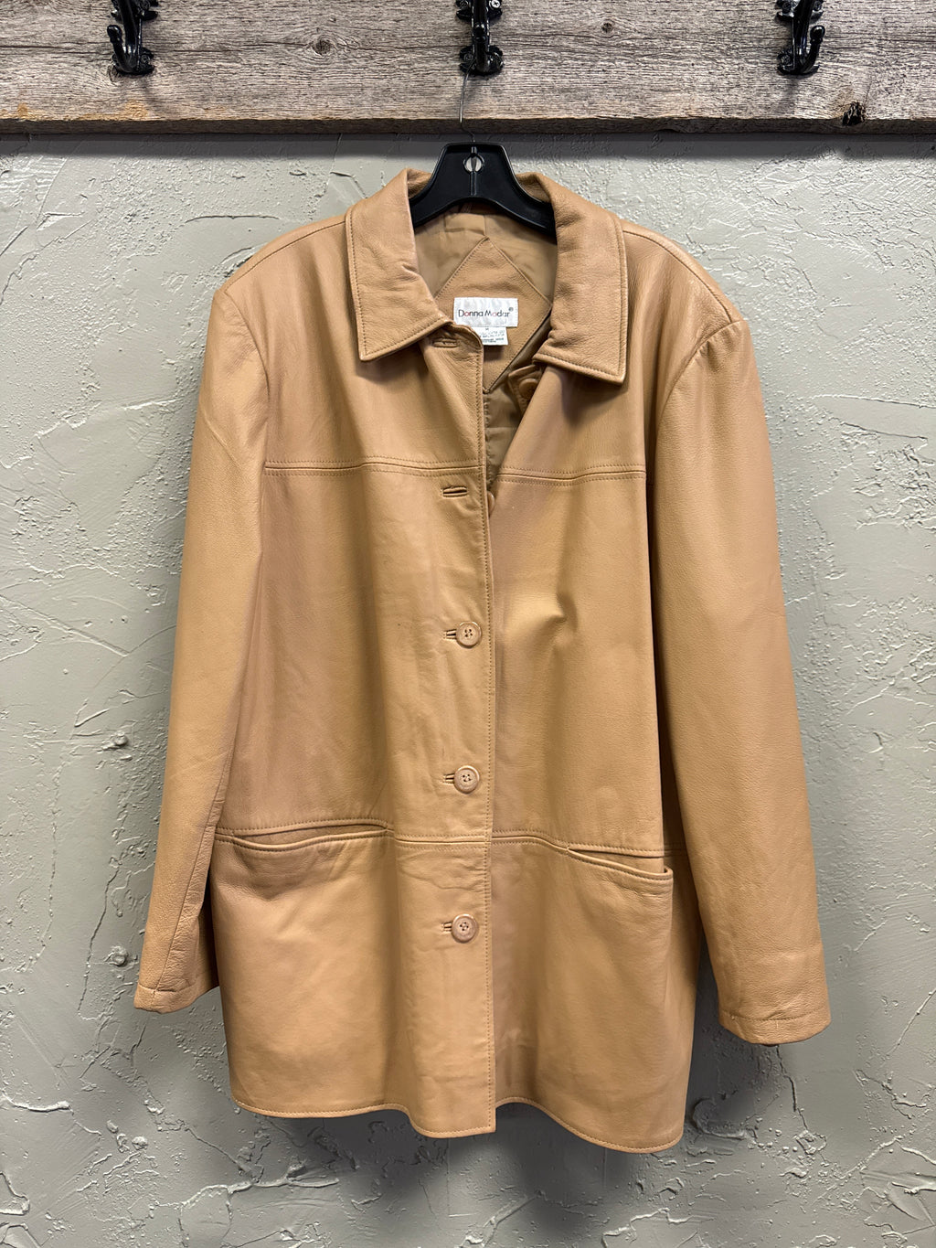 VTG DONNA MODAR LEATHER COAT