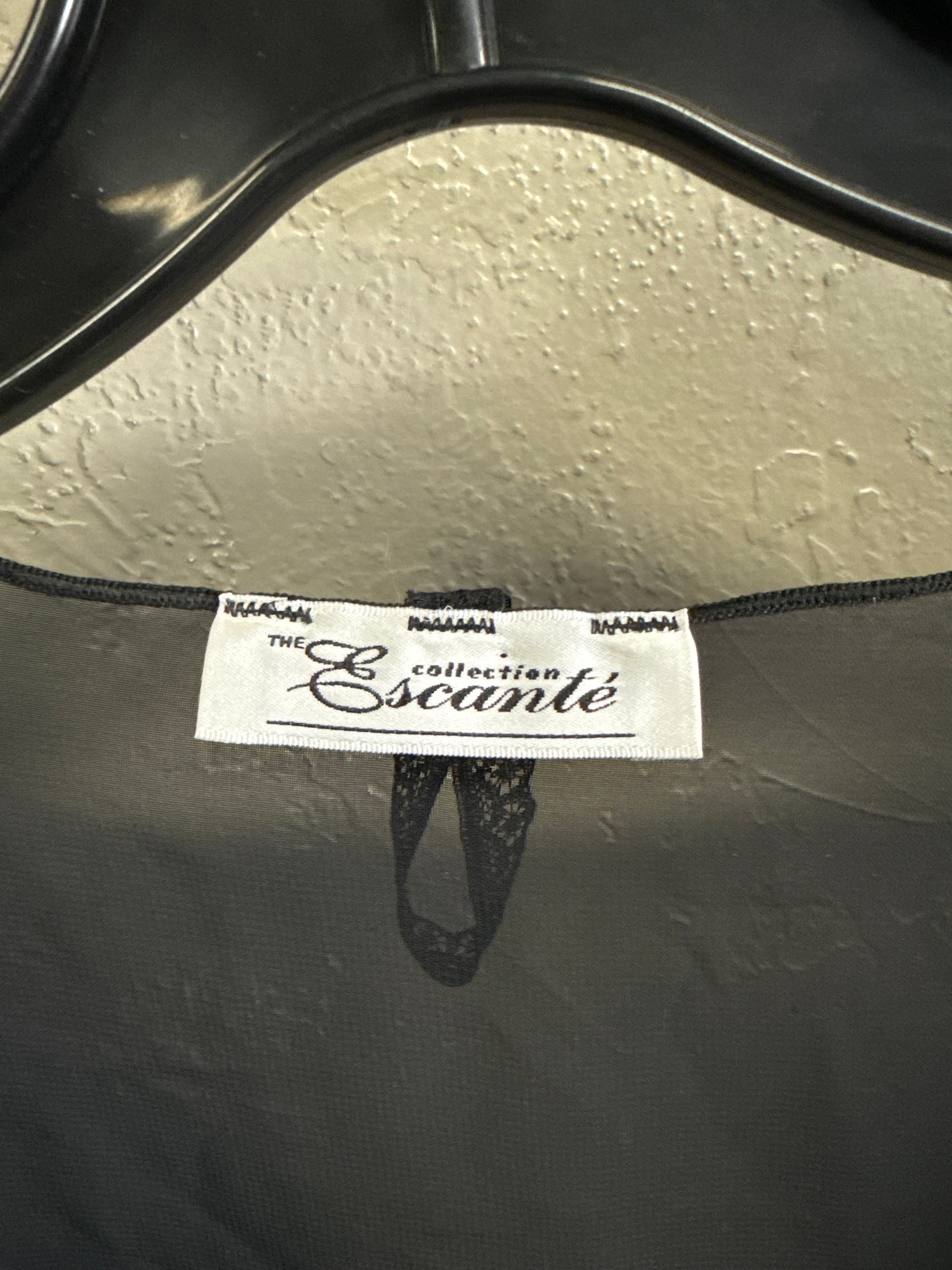 VTG ESCANTE SHEER ROBE