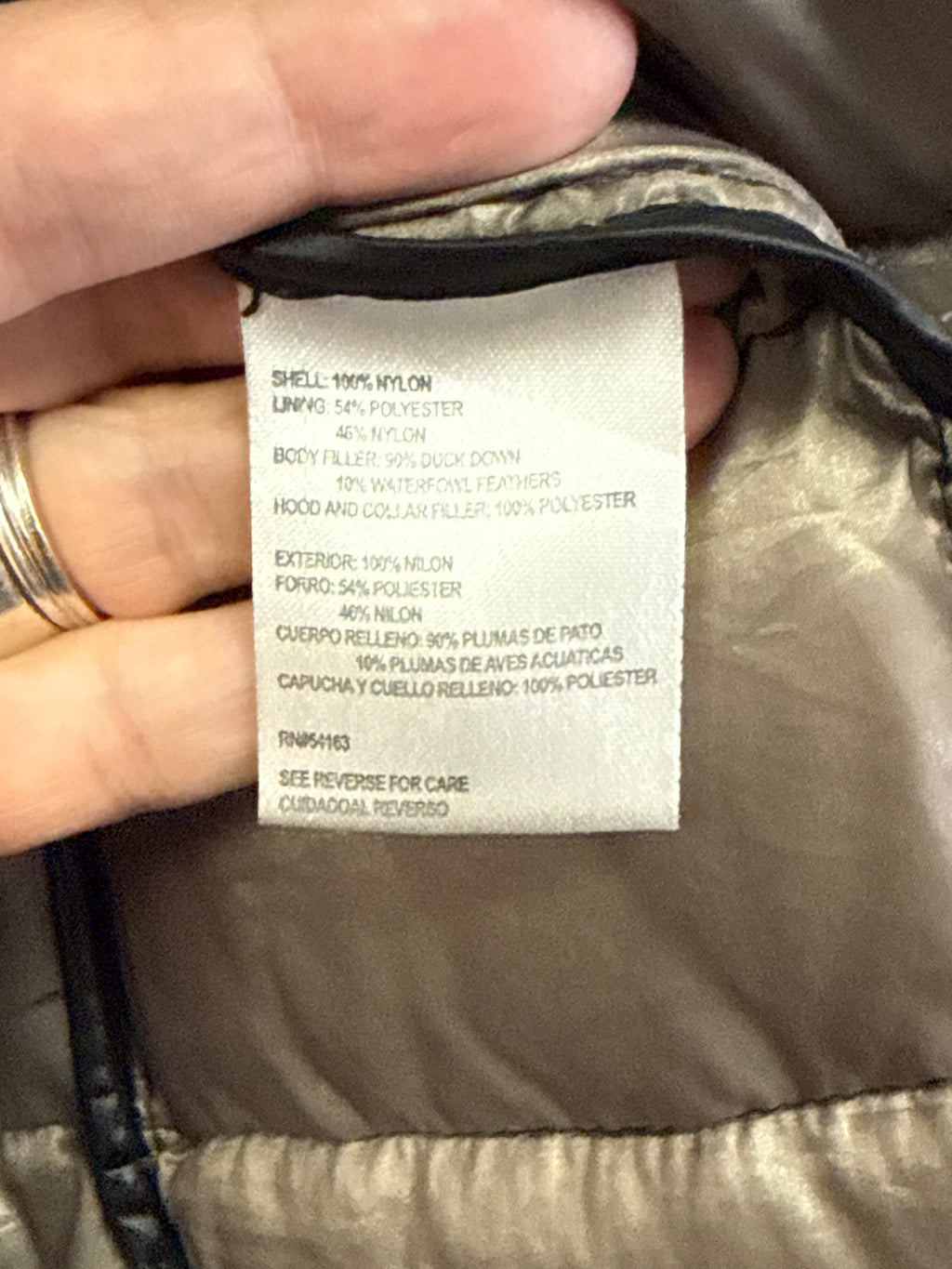 Andrew Marc Packable Down Jacket (org$275)