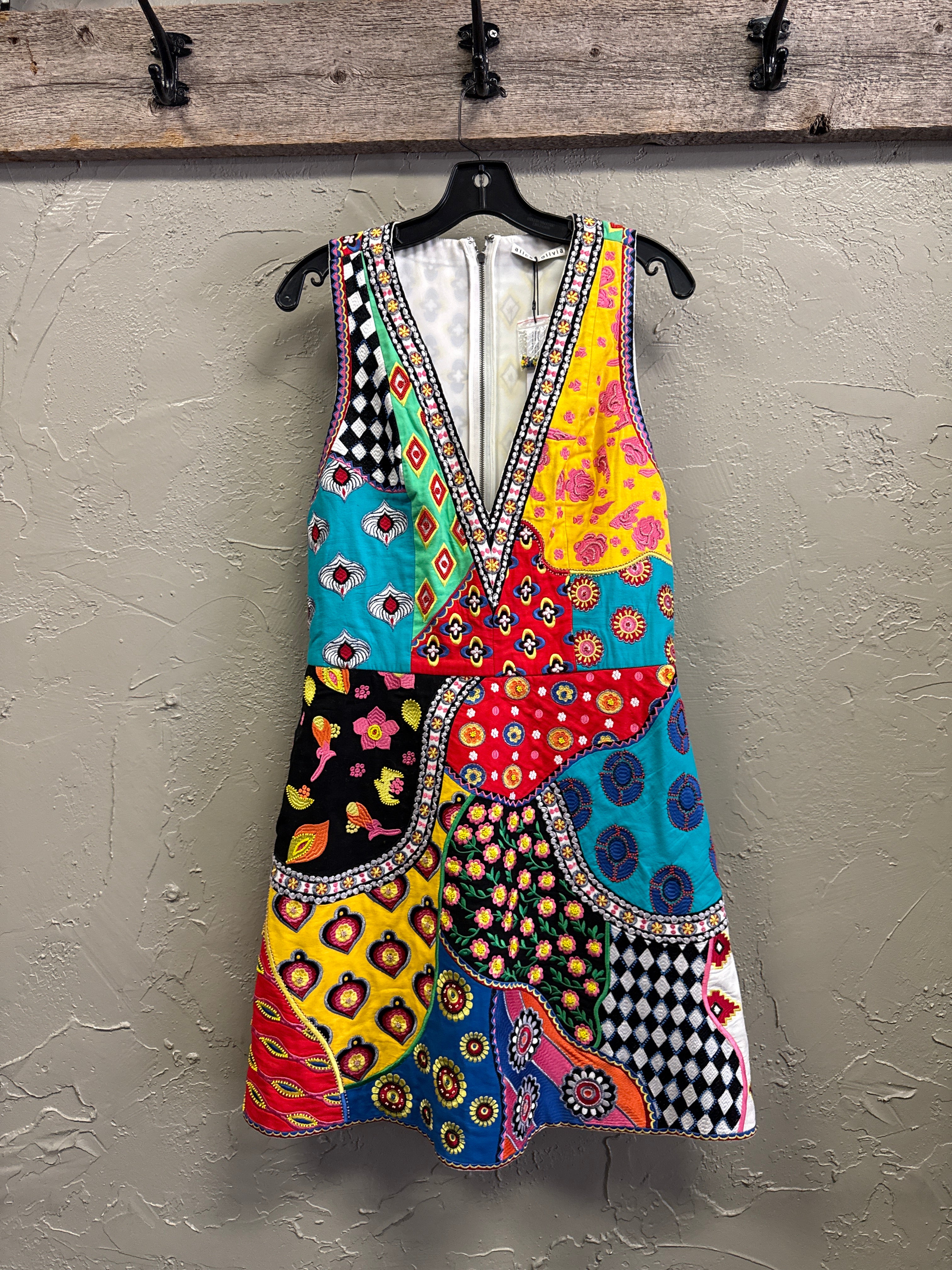 NWT Alice+Olivia Patchwork Dress (org$995)