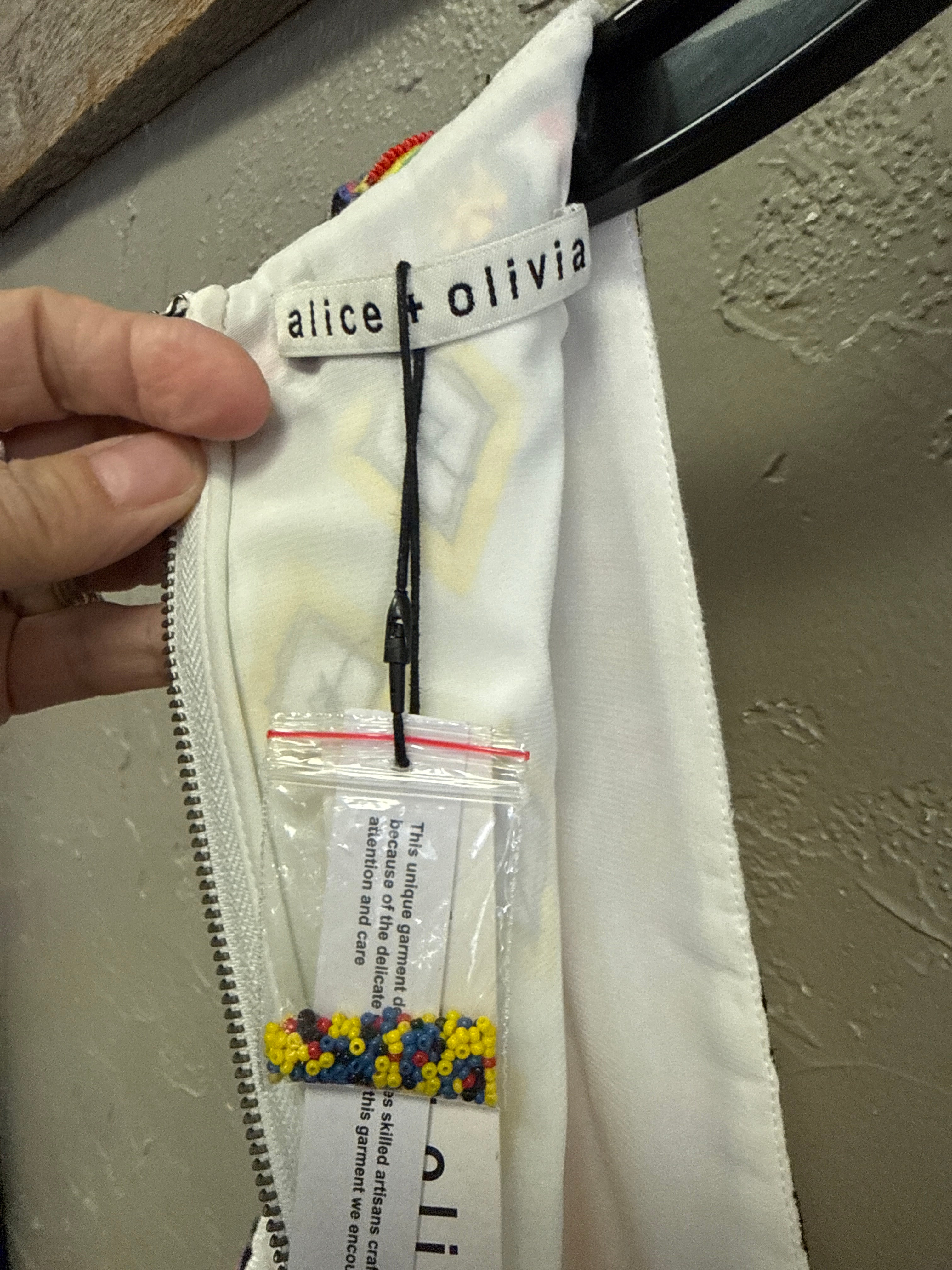 NWT Alice+Olivia Patchwork Dress (org$995)