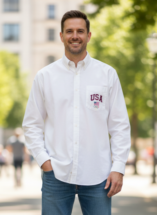 GAP TEAM USA BUTTON DOWN (org$60)