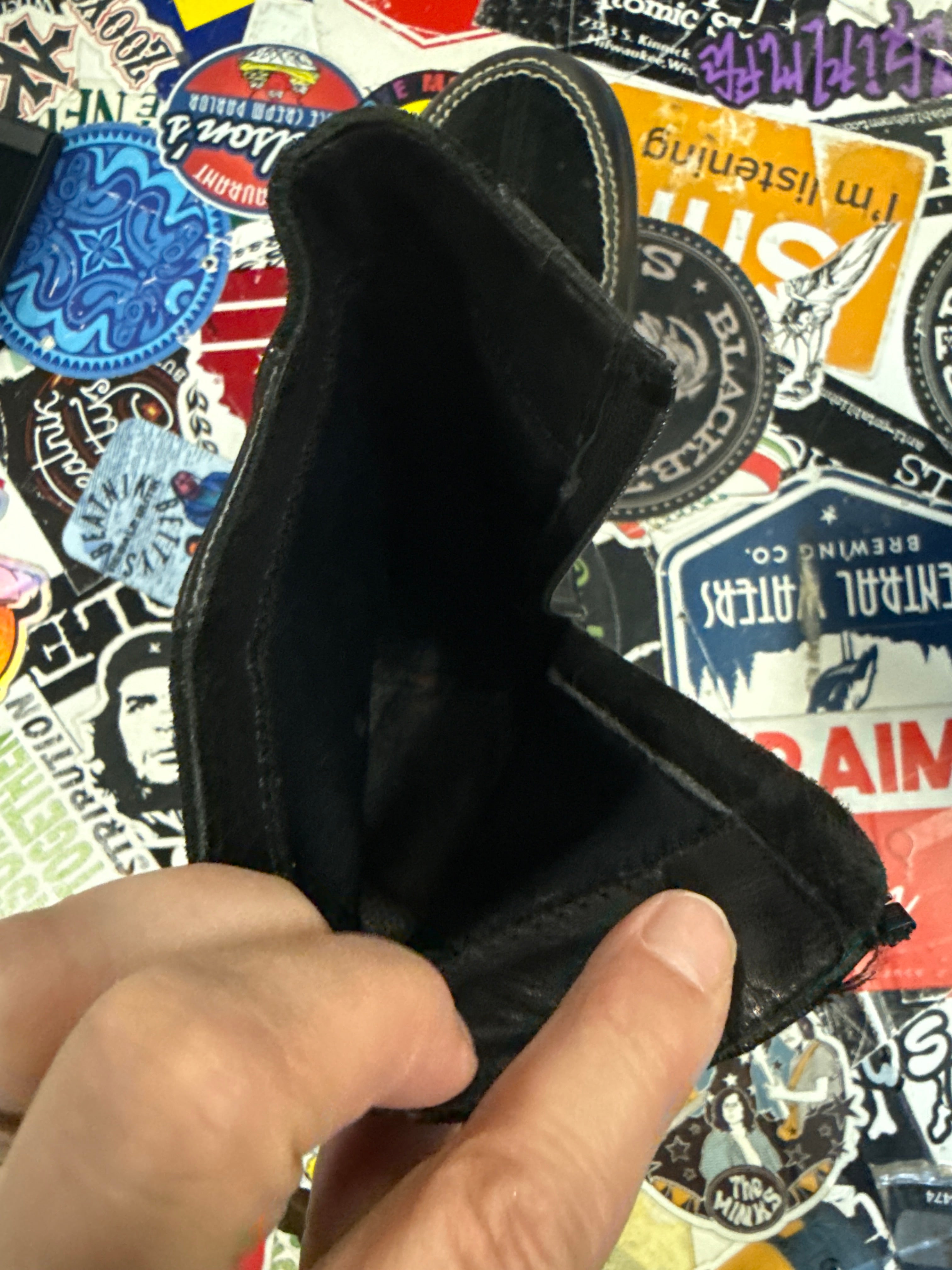 SESTO MEUCCI LEATHER WEDGE BOOT (org$250)